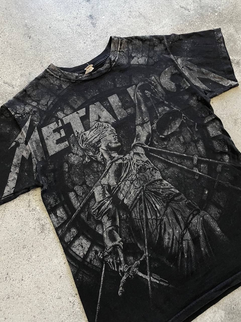 Metallica × Vintage Metallica Full Print Double Side Tee Y2k 2008 Size US M / EU 48-50 / 2 - 3 Thumbnail
