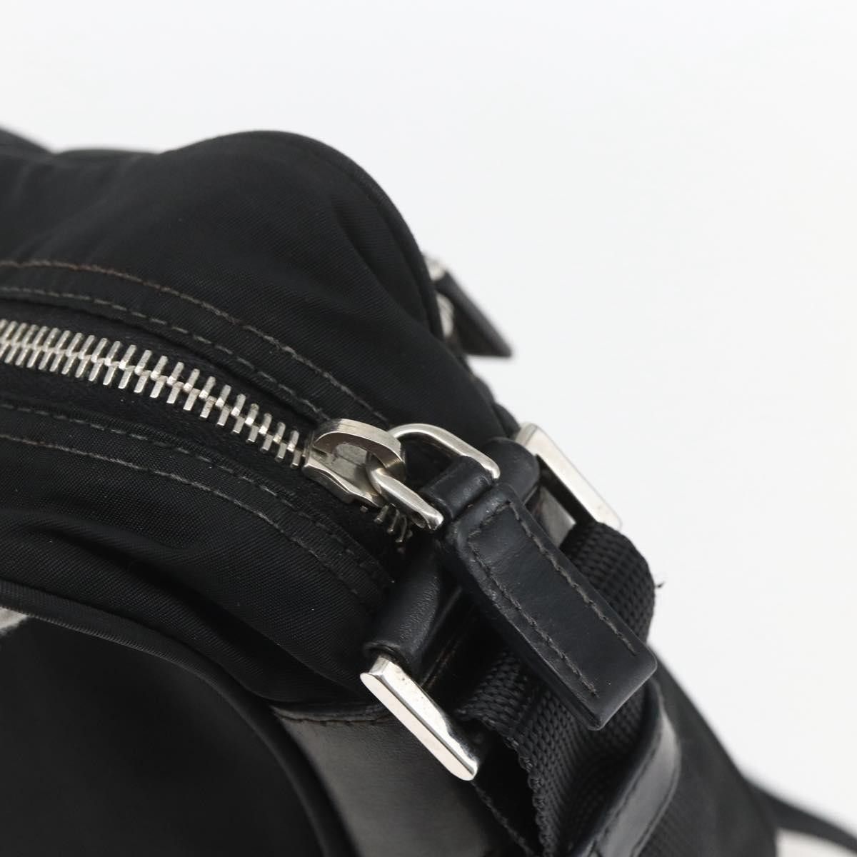 Prada PRADA Shoulder Bag Nylon Black Silver Auth 165034 - Jerrillo Size ONE SIZE - 14 Thumbnail