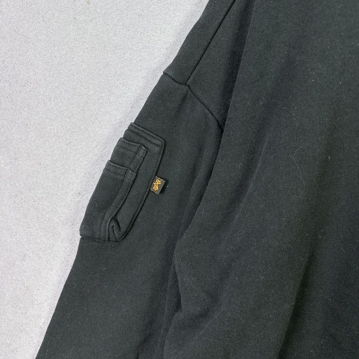 Alpha Industries Alpha Industries Black Crewneck Sweatshirt Size US L / EU 52-54 / 3 - 5 Thumbnail