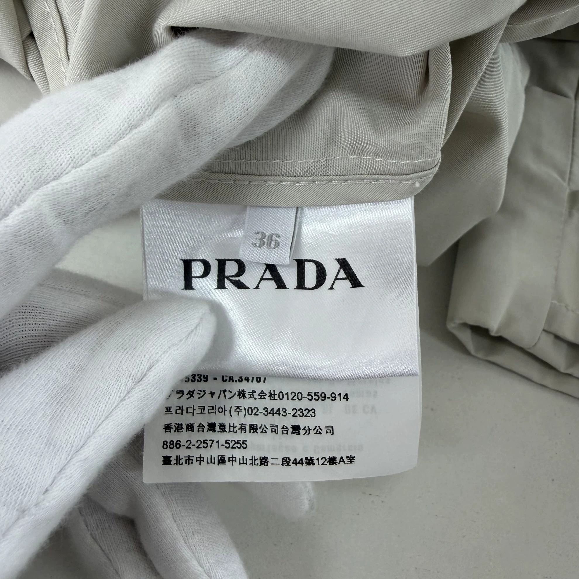 Prada Prada Light Trench Coat 36 5898 Size XS / US 0-2 / IT 36-38 - 8 Thumbnail