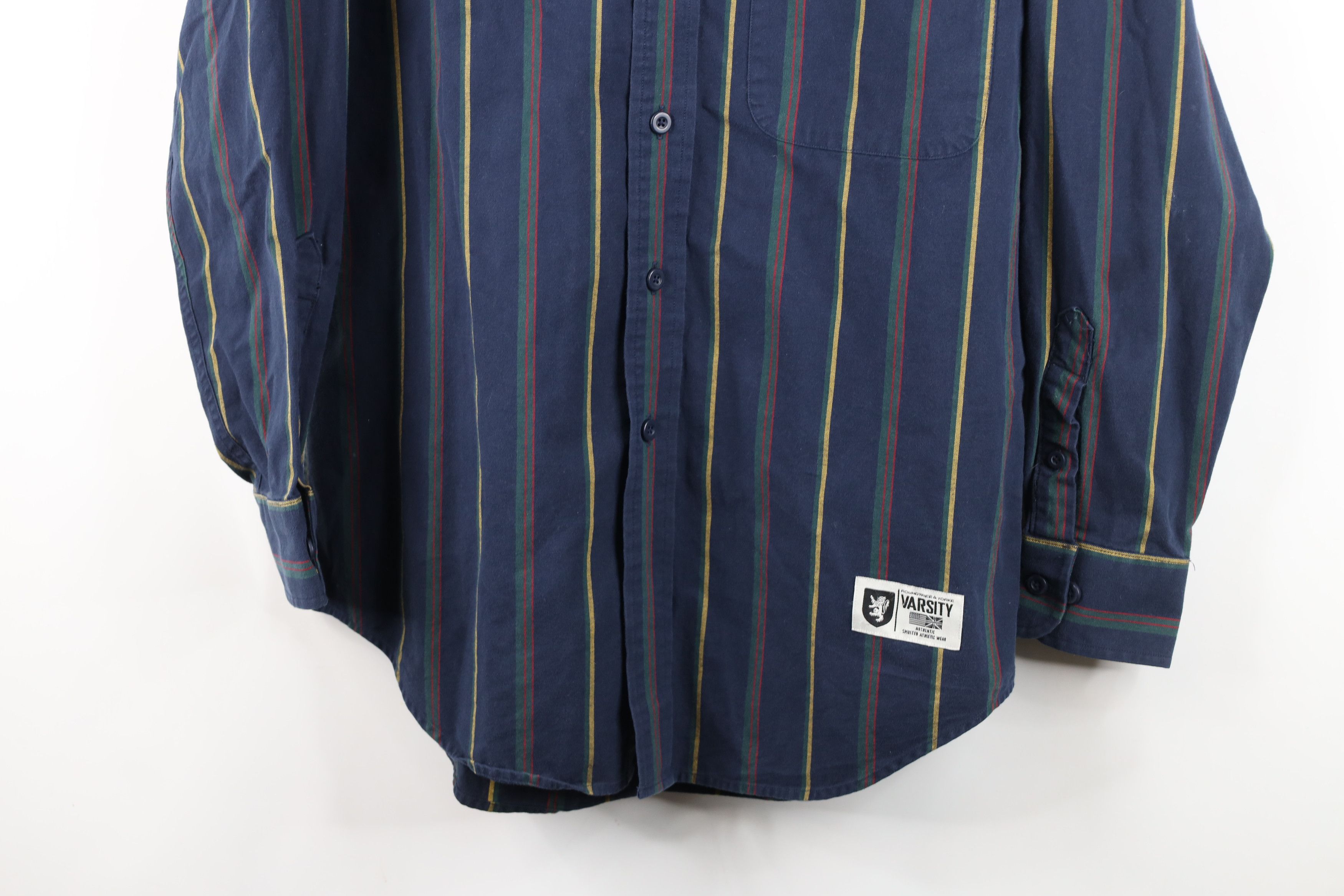 Vintage Vintage 90s Y2K Streetwear Rainbow Striped Button Down Shirt Size US S / EU 44-46 / 1 - 3 Thumbnail