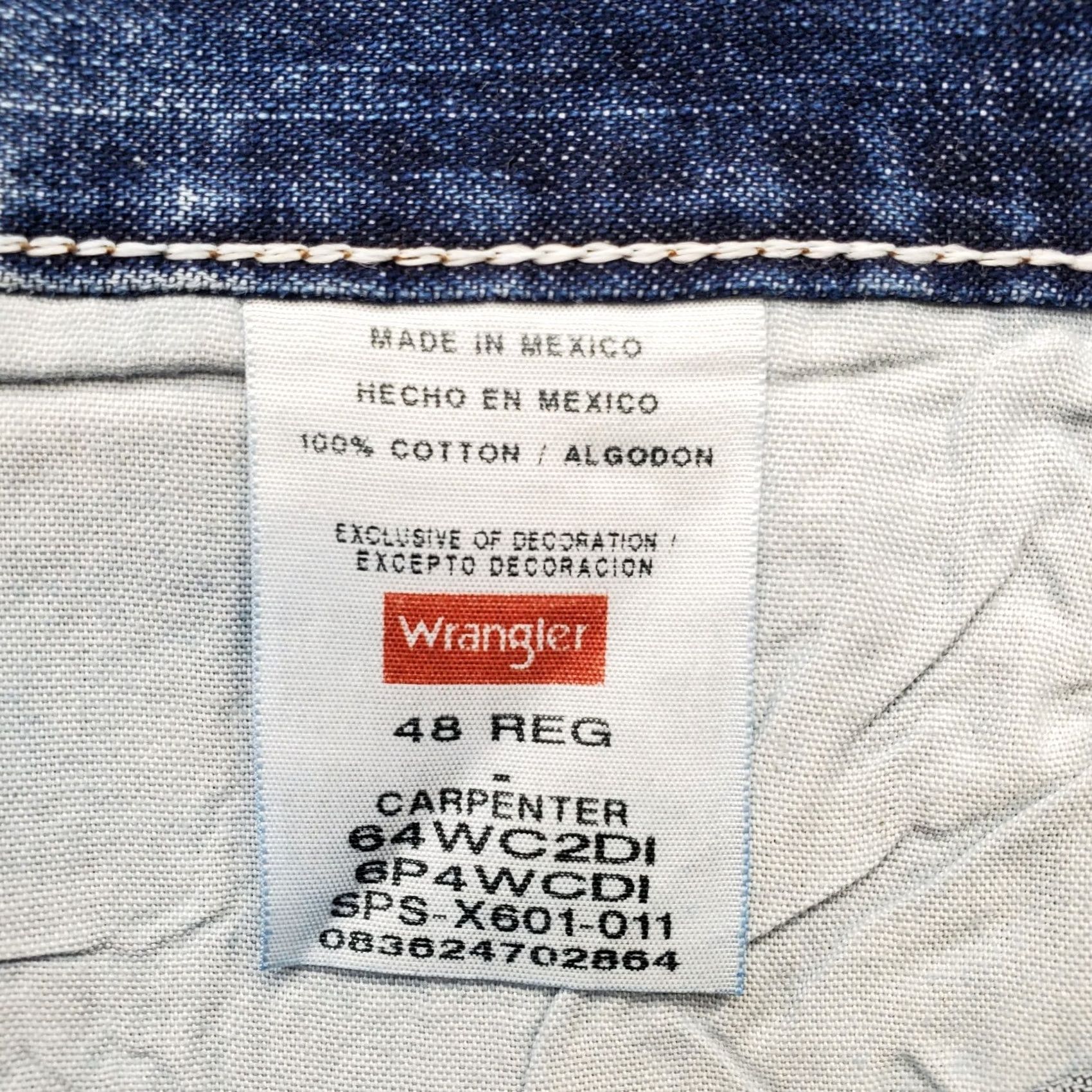 Wrangler Wrangler Mens Shorts Bermuda 48 Blue Dungarees Carpenter Flat Front 5-Pocket Denim Casual Workwear Regular Fit Livingstone Blue Mens Size US 32 / EU 48 - 6 Thumbnail