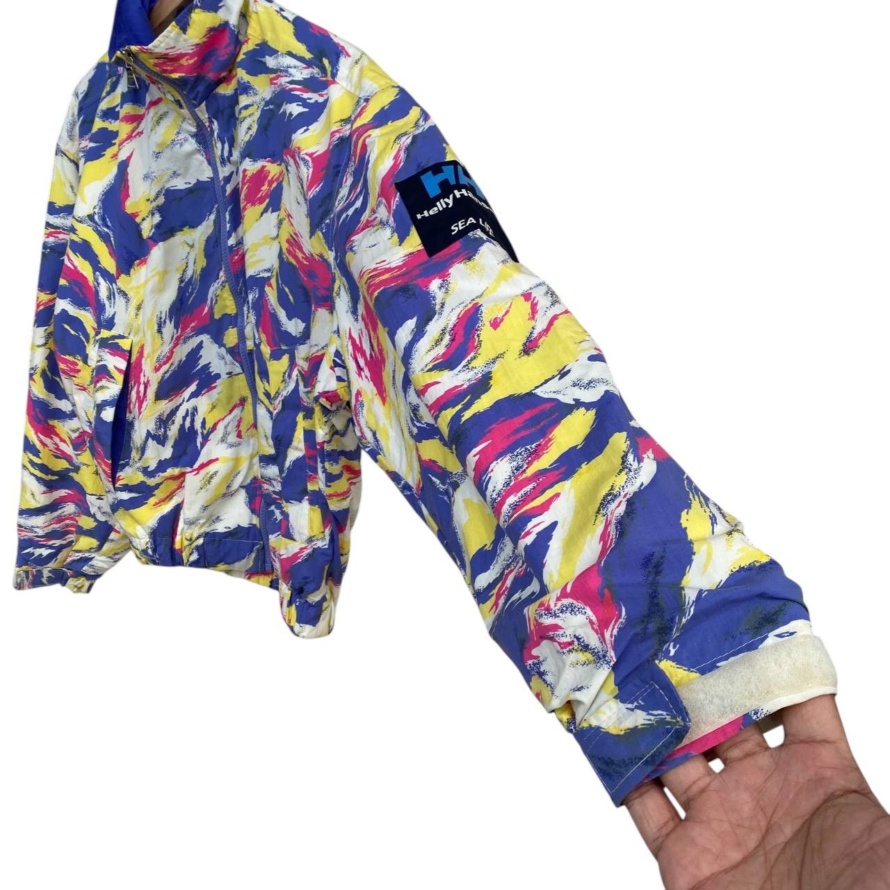 Helly Hansen Vintage 90s Helly Hansen Neon Brushstroke"Sea Life"Abstract Size US S / EU 44-46 / 1 - 6 Thumbnail