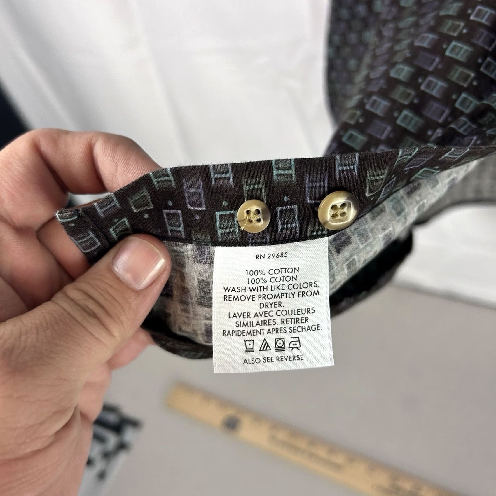 Pendleton Pendleton Geometric All Over Print Button Up Shirt Short Sleeve Men's Large Multicolor Size US L / EU 52-54 / 3 - 7 Thumbnail