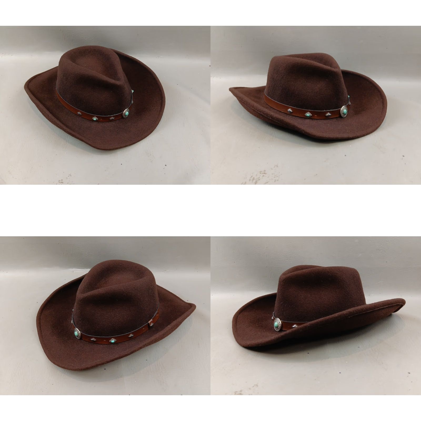 Cody James Cody James Santa Ana Cowboy Hat M Brown Wool Western Exculsive for Boot Barn USA Mens Size ONE SIZE - 9 Thumbnail