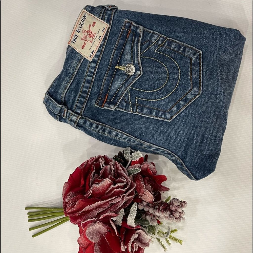 True Religion True Religion Hall Mid Capri Blue Jeans Overall Size S Size US 30 / EU 46 - 10 Thumbnail