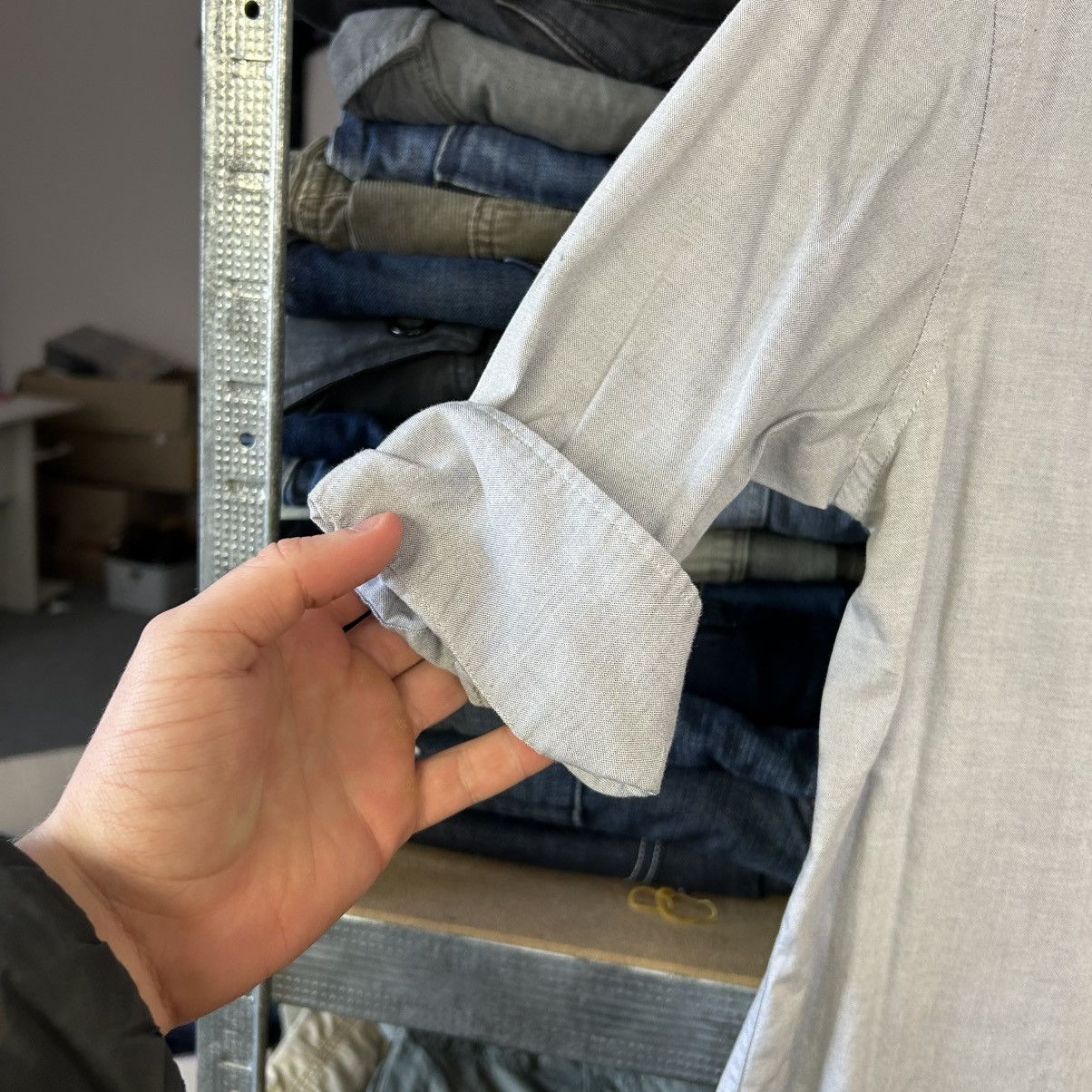 Allsaints Designer Allsaints Small Logo Basic Button Up shirt size S Size US S / EU 44-46 / 1 - 6 Thumbnail