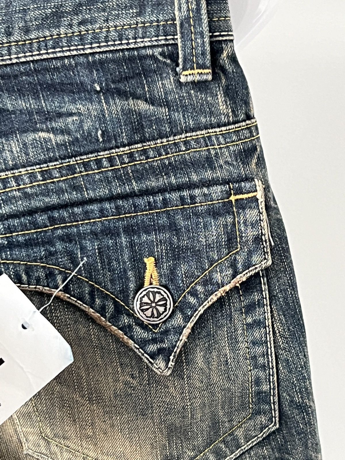 Japanese Brand P627 ET/ET BOITE FLARED DENIM MADE IN JAPAN Size US 30 / EU 46 - 14 Thumbnail