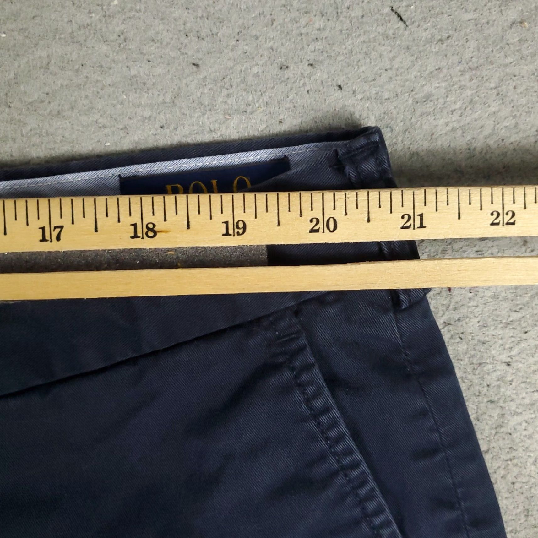 Ralph Lauren VINTAGE Ralph Lauren Shorts Men's Size 42 Flat Front Chino Casual Blue Widths Size US 42 / EU 58 - 4 Thumbnail