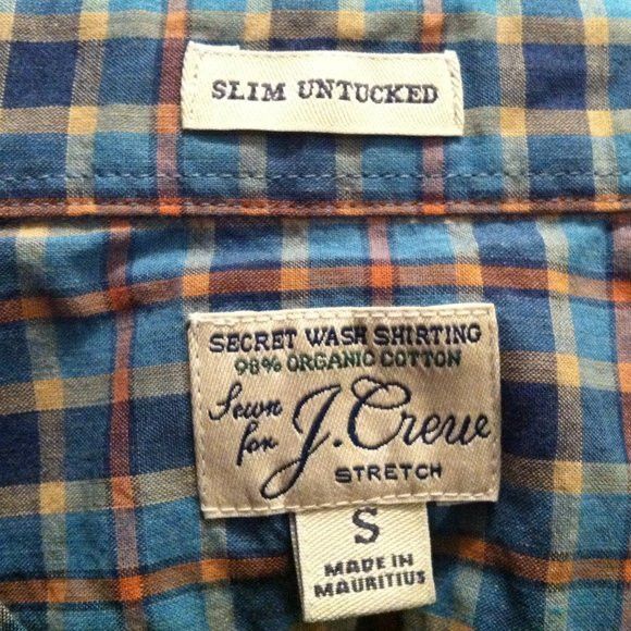 J.Crew J.CREW MENS NEW MULTICOLOR 100%COTTON CASUAL SHIRT SIZE: S Size US S / EU 44-46 / 1 - 4 Thumbnail