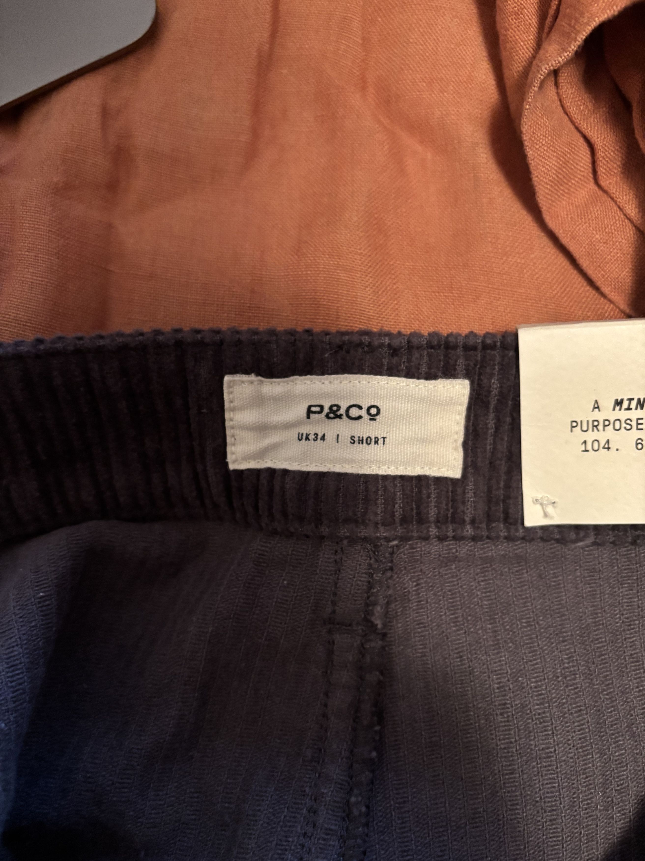P&Co Cord Service Fatigue Pants Size US 34 / EU 50 - 7 Thumbnail