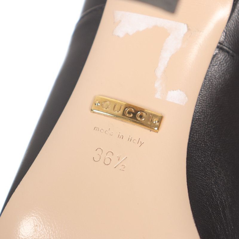 Gucci Gucci Women's Black Pumps with Strap - Size US 6.5 / EU 39-40 - 4 Thumbnail