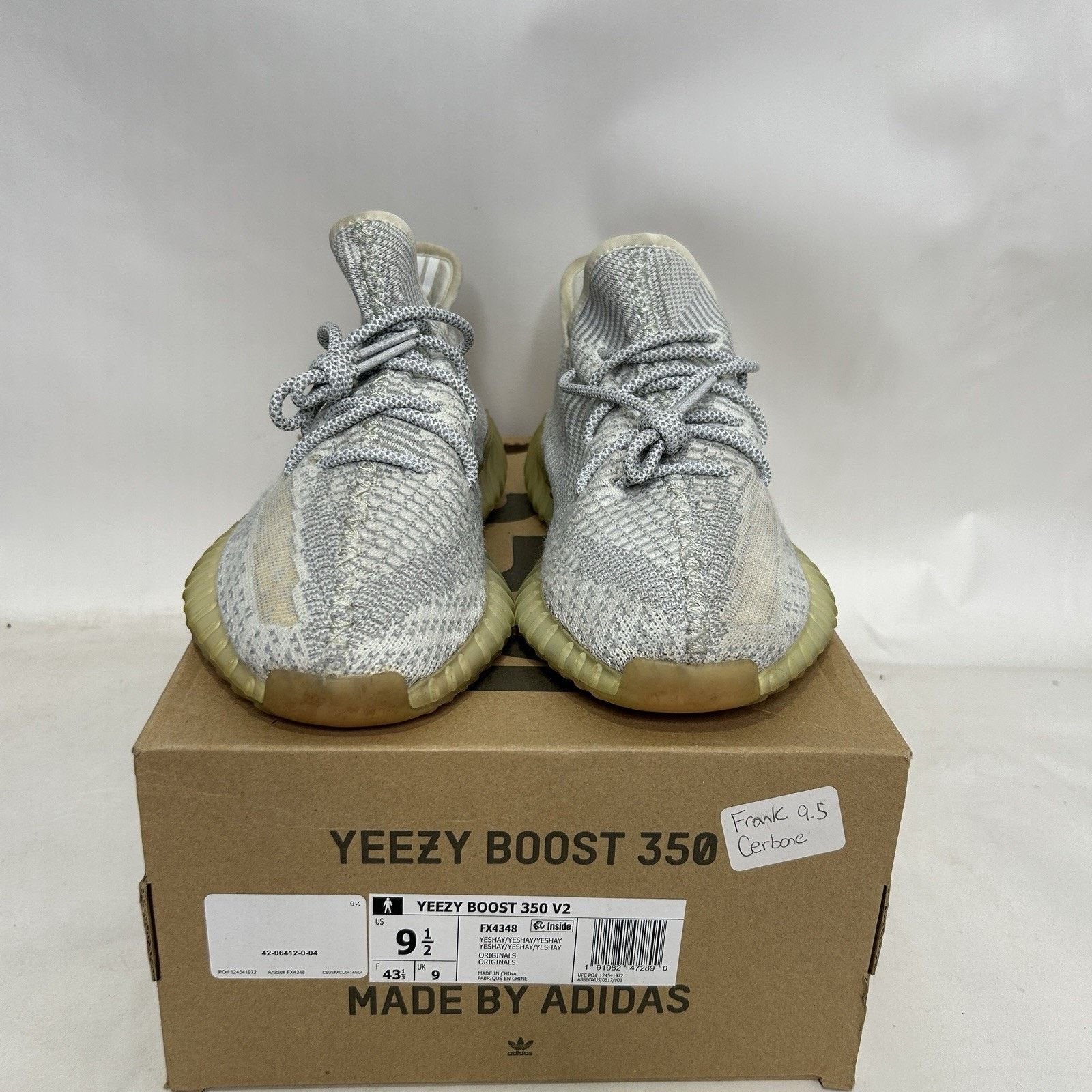 Adidas Adidas Yeezy Boost 350 V2 “Yeshaya Non-Reflective” Size US 9.5 / EU 42-43 - 2 Thumbnail