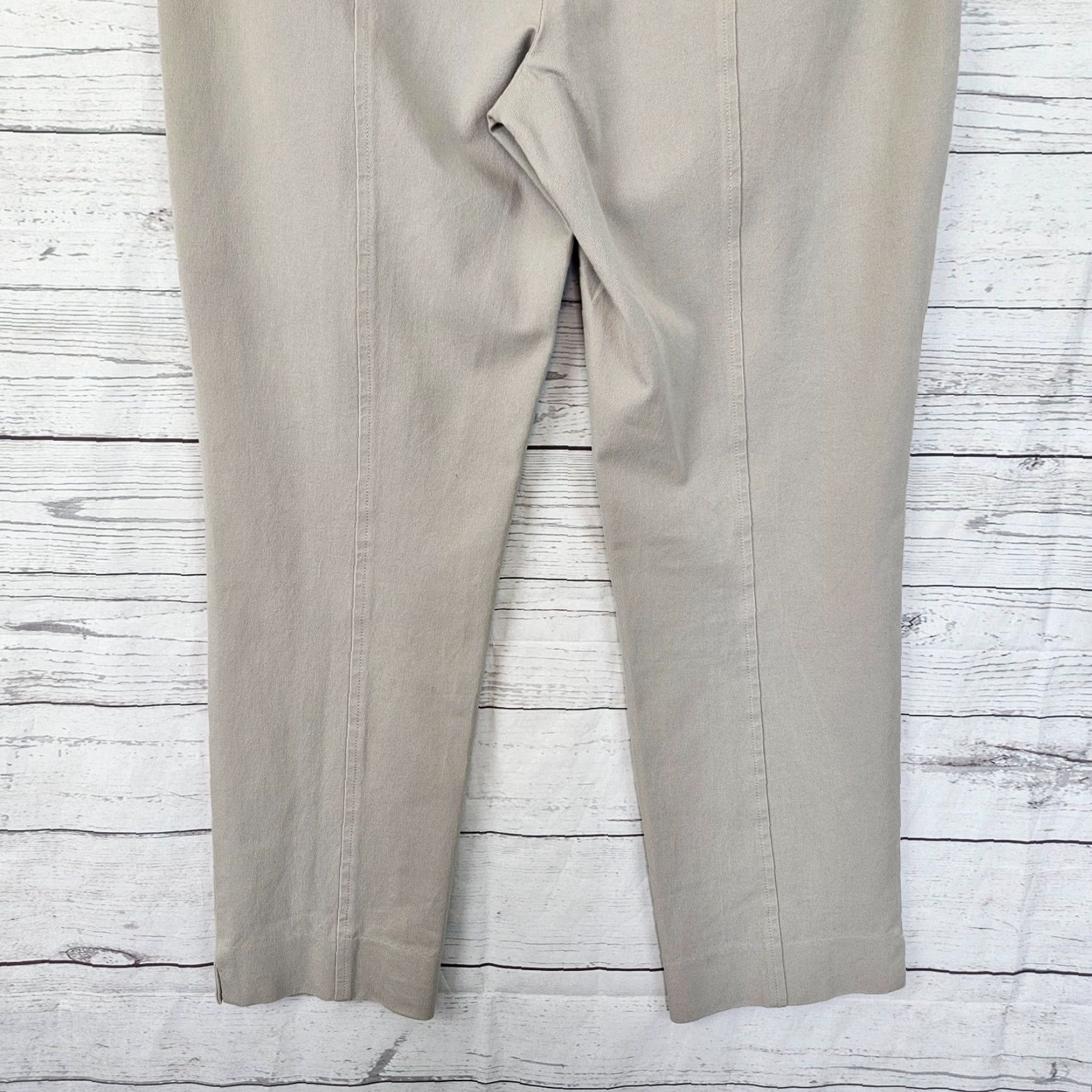NYDJ NYDJ Womens Pants 12 Gray Cotton Blend Mid Rise Ankle Crop Size 34" / US 12 / IT 48 - 5 Thumbnail