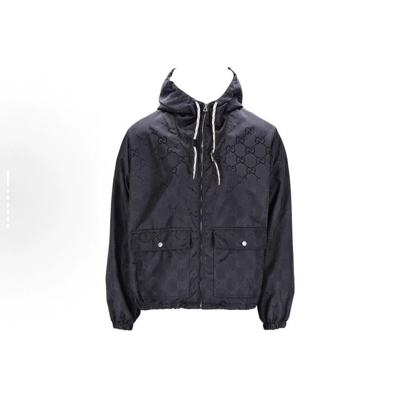Gucci Gucci Logo letter full print zipper hooded long-sleeved ja Size US S / EU 44-46 / 1 - 1 Thumbnail
