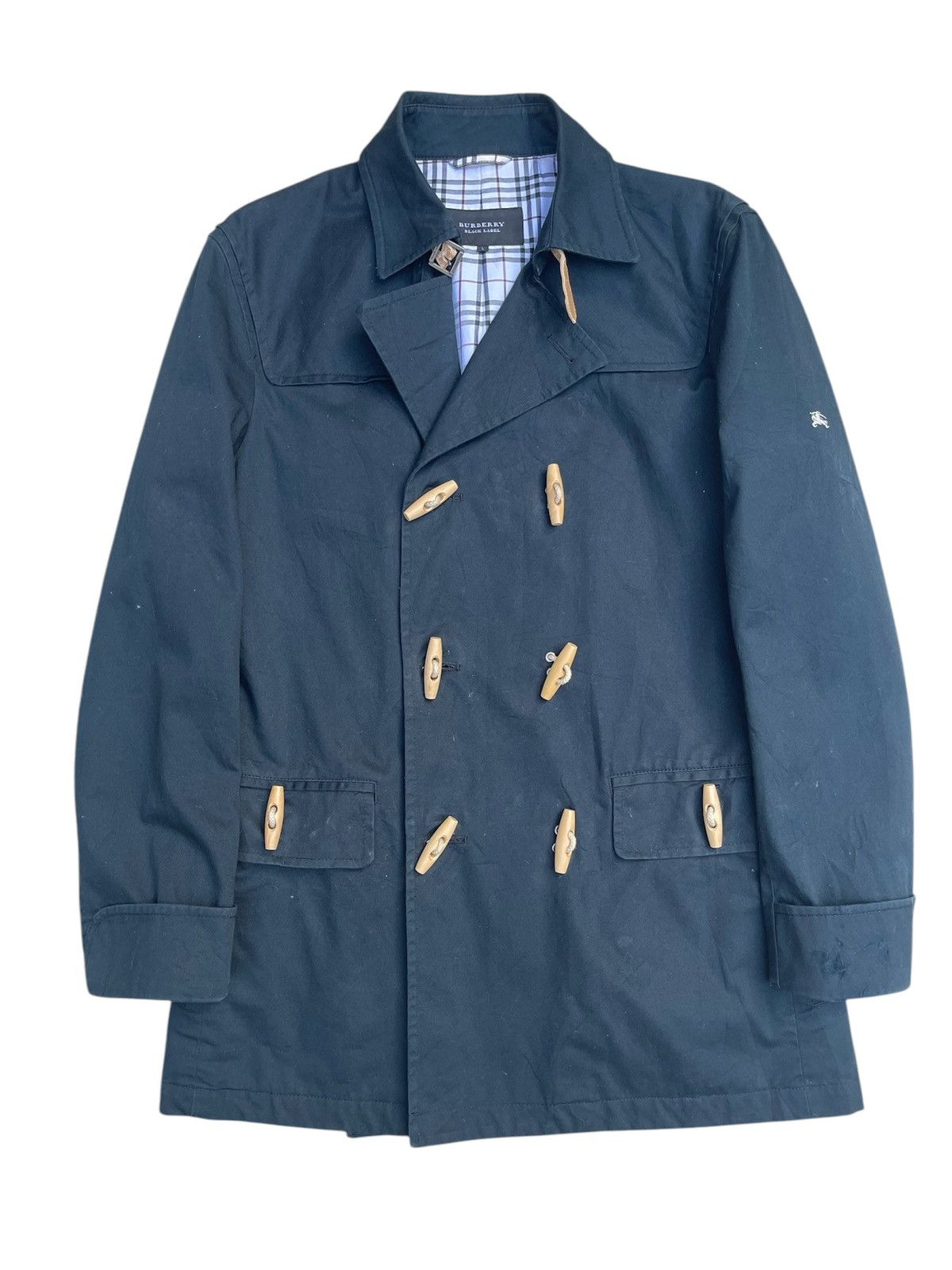 Burberry × Japanese Brand Burberry Double-Breasted Jacket with Iconic Plaid Lining Size US S / EU 44-46 / 1 - 1 Thumbnail