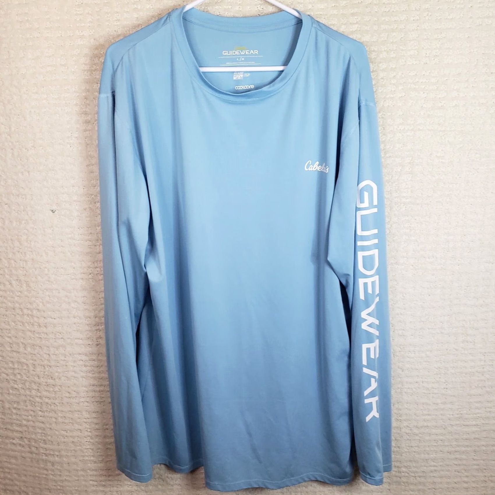 Vintage Cabela's Shirt Men's L Guidewear 50+UPF Sun Shirt Long Sleeve Blue Coolcore Size US L / EU 52-54 / 3 - 2 Thumbnail