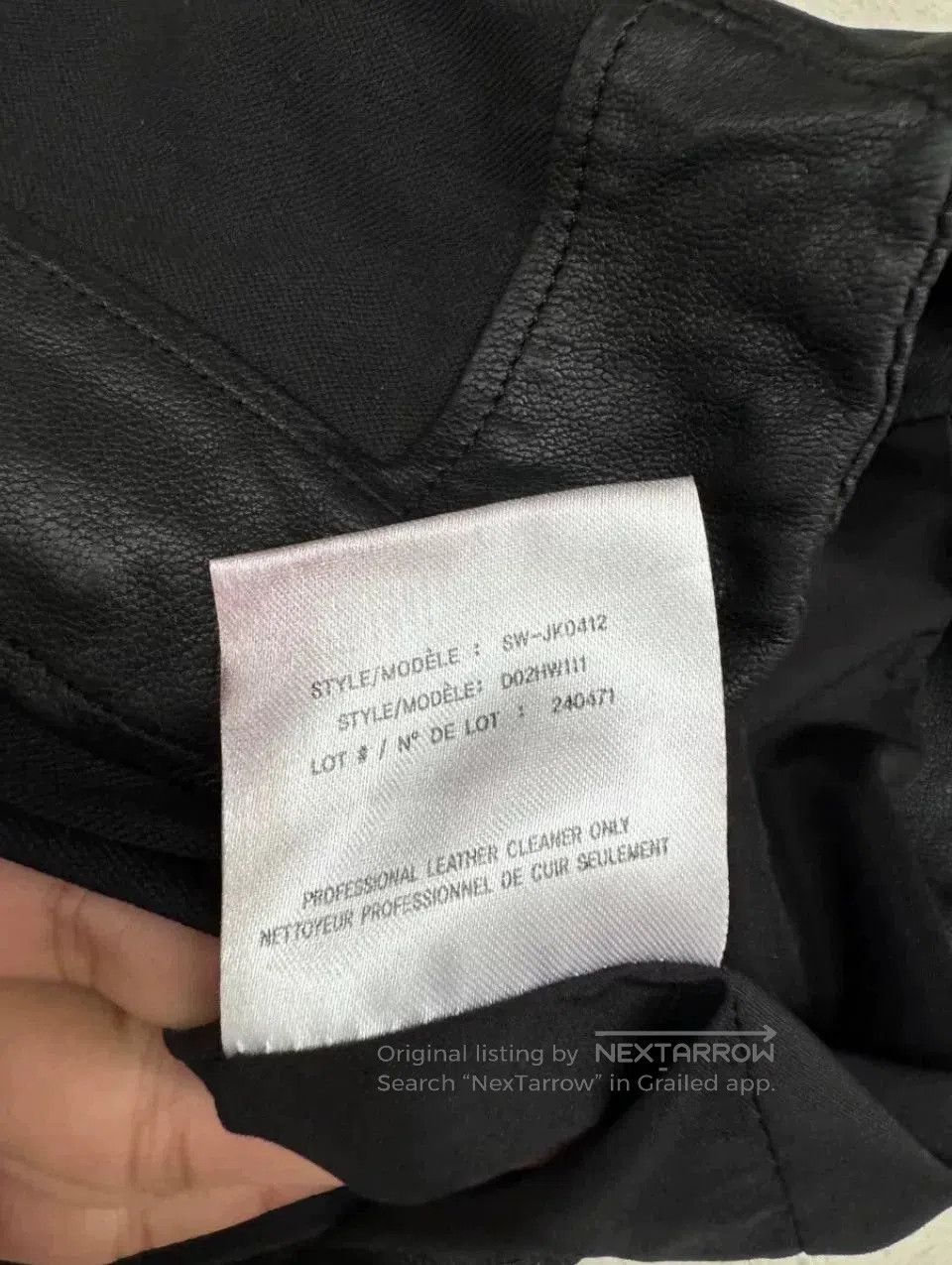 Helmut Lang Helmut Lang Fitted Leather Jacket. Size S / US 4 / IT 40 - 7 Thumbnail