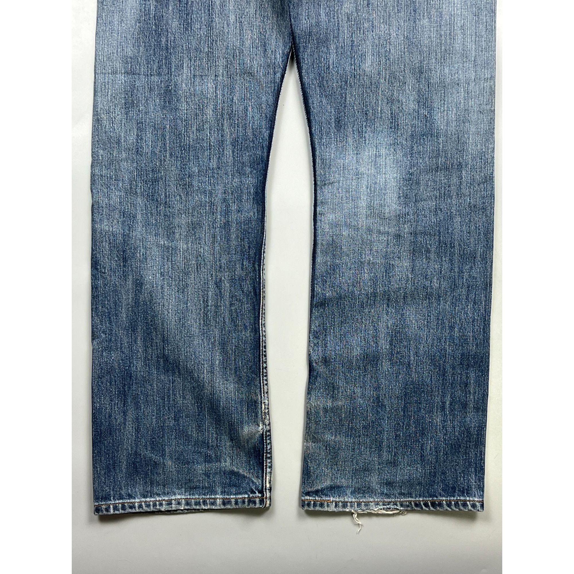 Levi's Levi’s 501 Distressed Denim Jeans Pants (Y0905) Size US 34 / EU 50 - 11 Thumbnail
