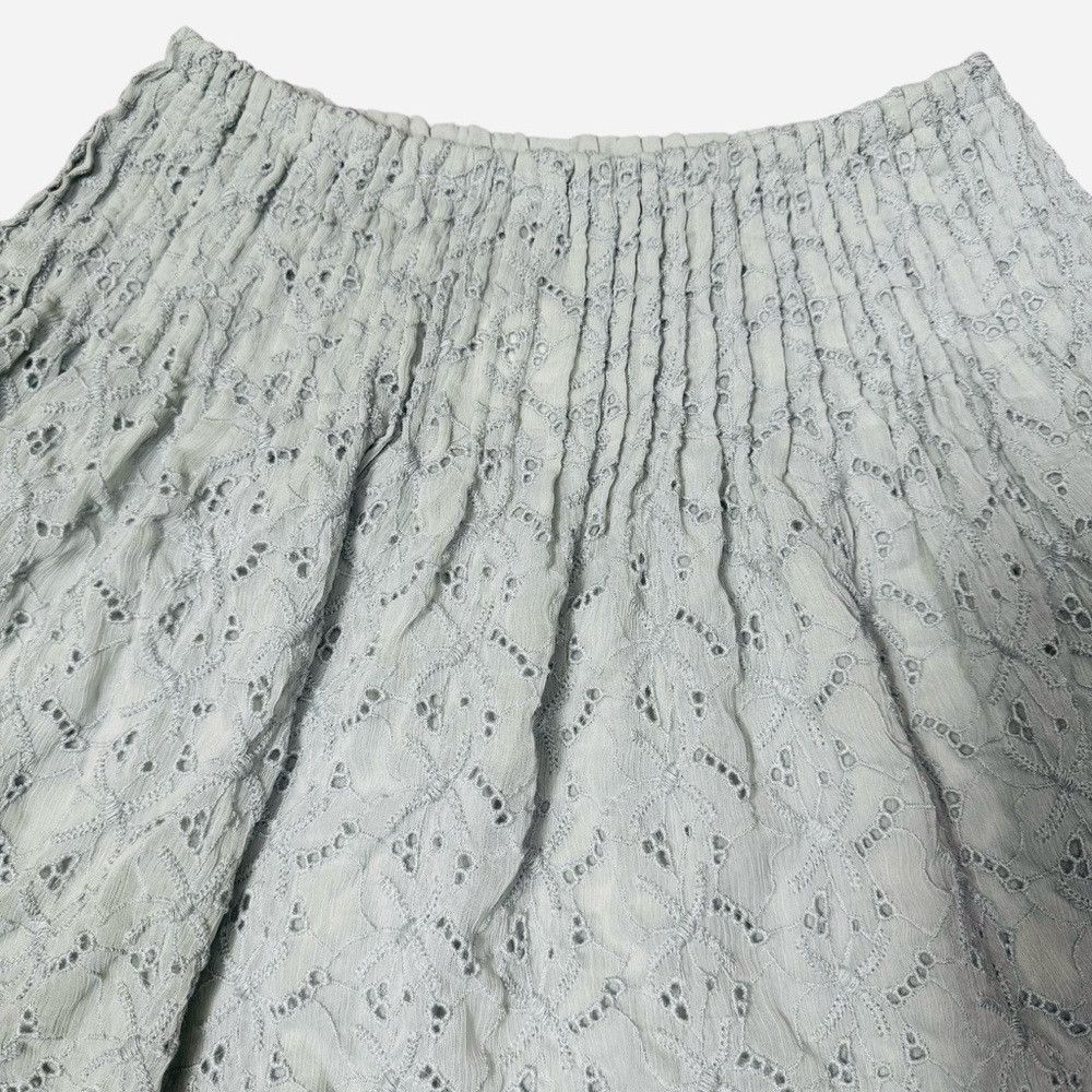 Free People NWT New Free People Sanderson Midi Sky Gray Skirt Size M Size 32" / US 10 / IT 46 - 4 Thumbnail