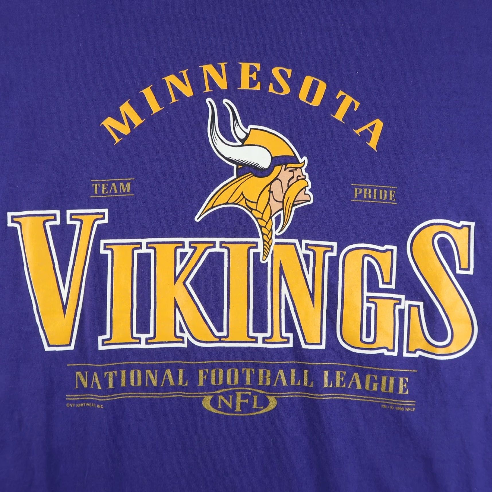 Lee VINTAGE Minnesota Vikings T-Shirt L Large Purple Football NFL Shirt Mens 90s Size US L / EU 52-54 / 3 - 3 Thumbnail