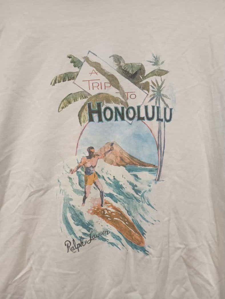 Polo Ralph Lauren vintage t shirt polo ralph lauren surf Size US M / EU 48-50 / 2 - 2 Thumbnail