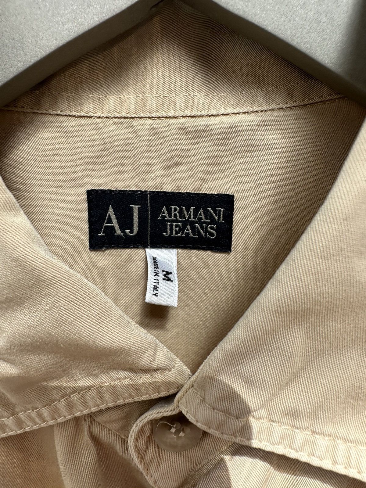 Armani × Vintage Armani Jeans Vintage Short Sleeve Made In Italy Pockets Size US M / EU 48-50 / 2 - 11 Thumbnail