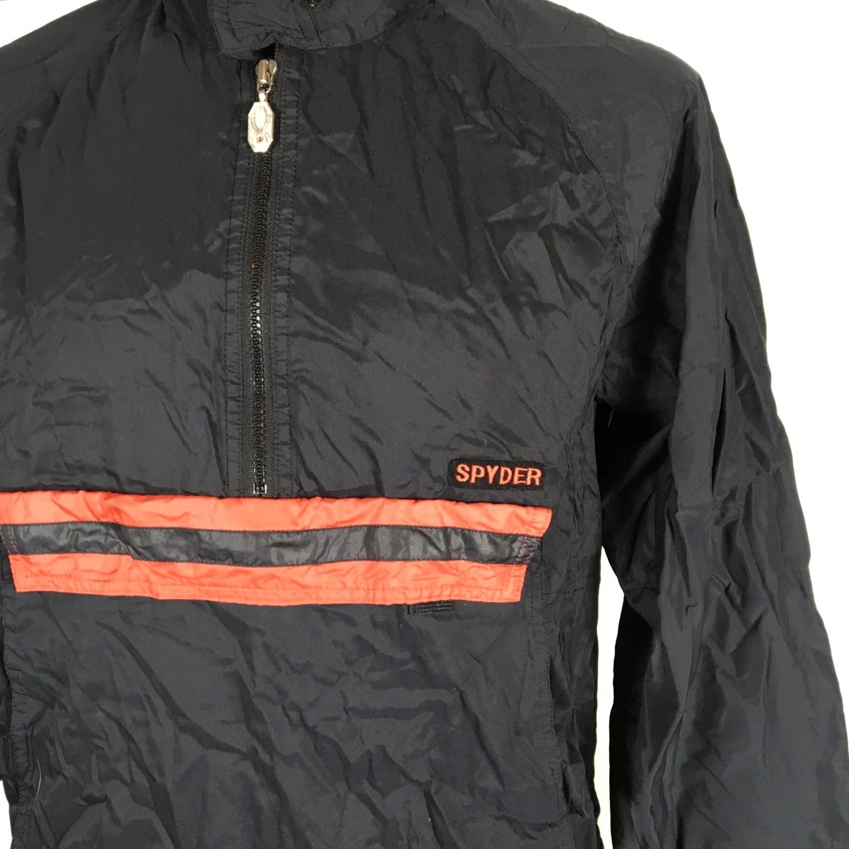 Spyder VINTAGE Spyder Activewear Jacket Men M Leather Black Red Motorcycle 80s 90s Size US M / EU 48-50 / 2 - 3 Thumbnail