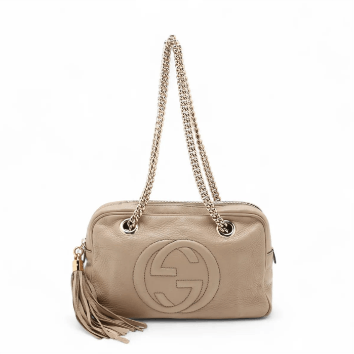 Soho Leather Chain Shoulder Bag