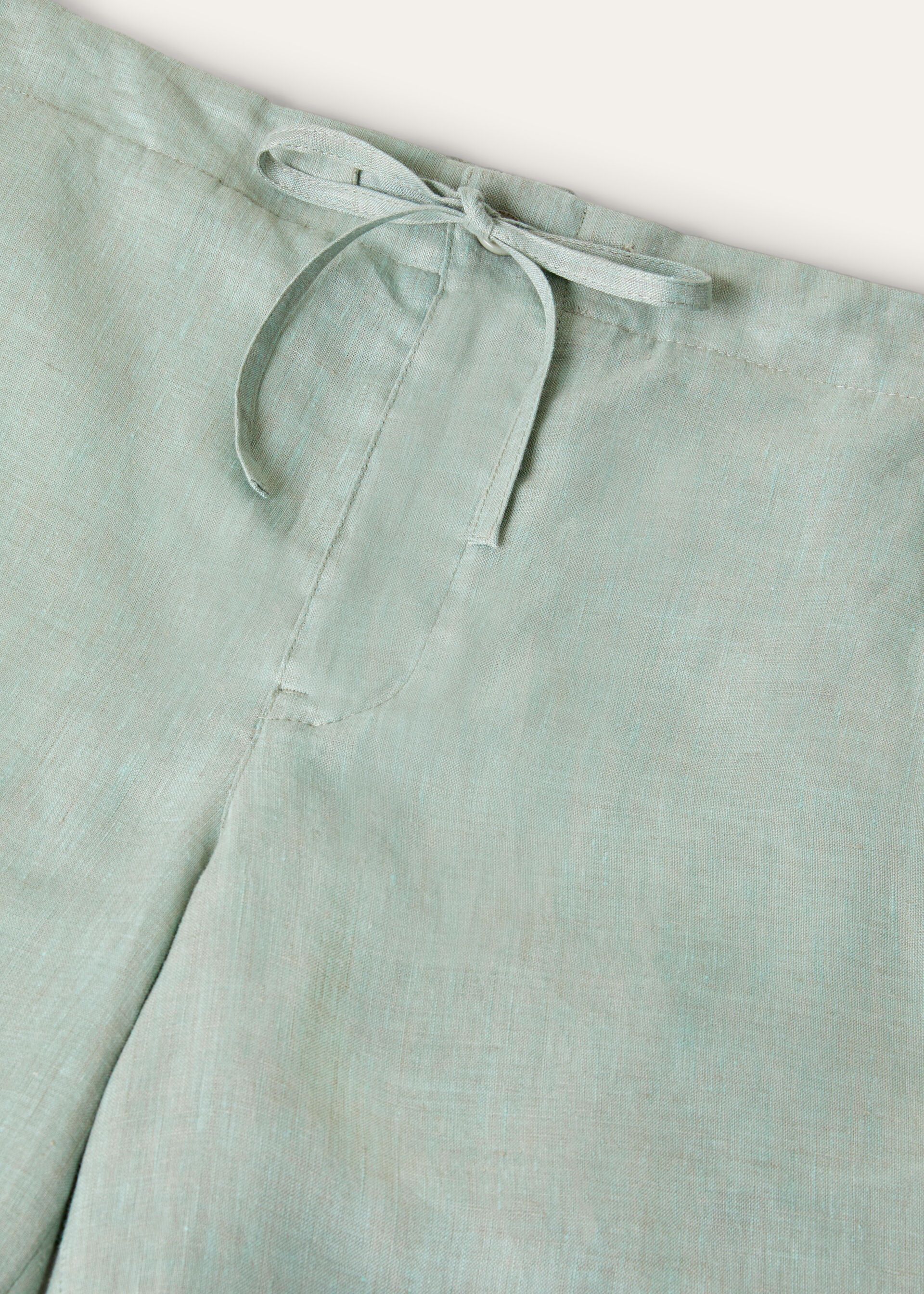 Loro Piana o1srvl11e1024 Bermuda Flat Shorts in Idilliac Green Size US 32 / EU 48 - 7 Thumbnail