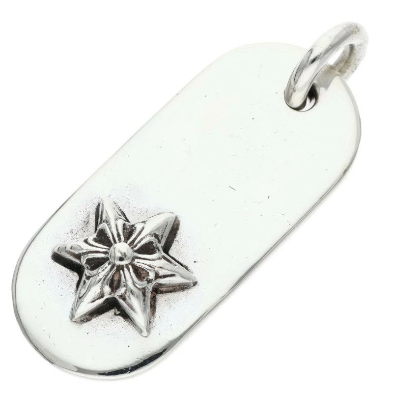 Chrome Hearts 🔥 OFFER OK! CHROME HEARTS RAISED STAR DOG TAG silver Size ONE SIZE - 1 Thumbnail