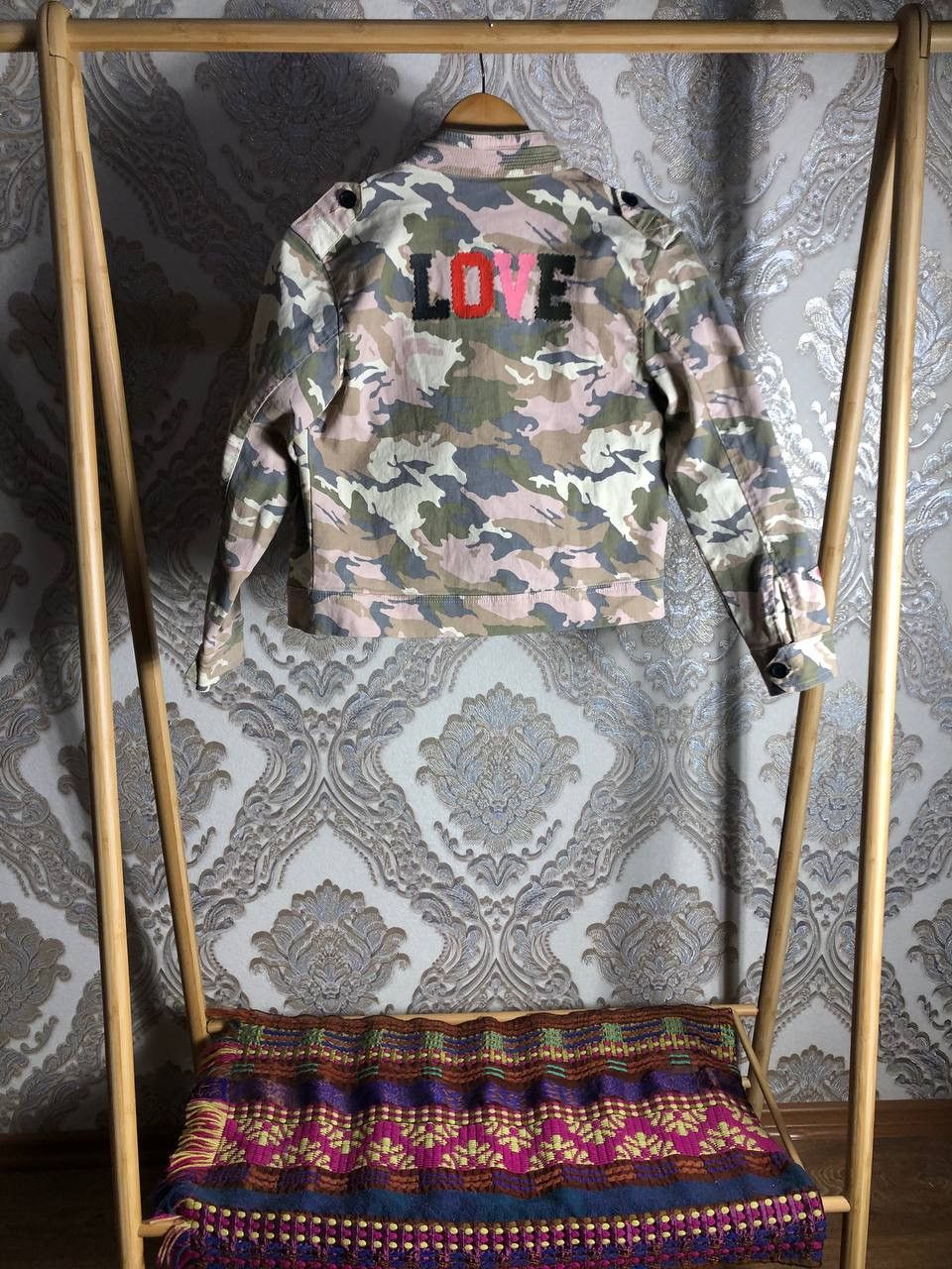 Vintage × Zadig & Voltaire VERY RARE ZADIG & VOLTAIRE LOVE DENIM JEANS JACKET DESIGNER Size S / US 4 / IT 40 - 11 Thumbnail