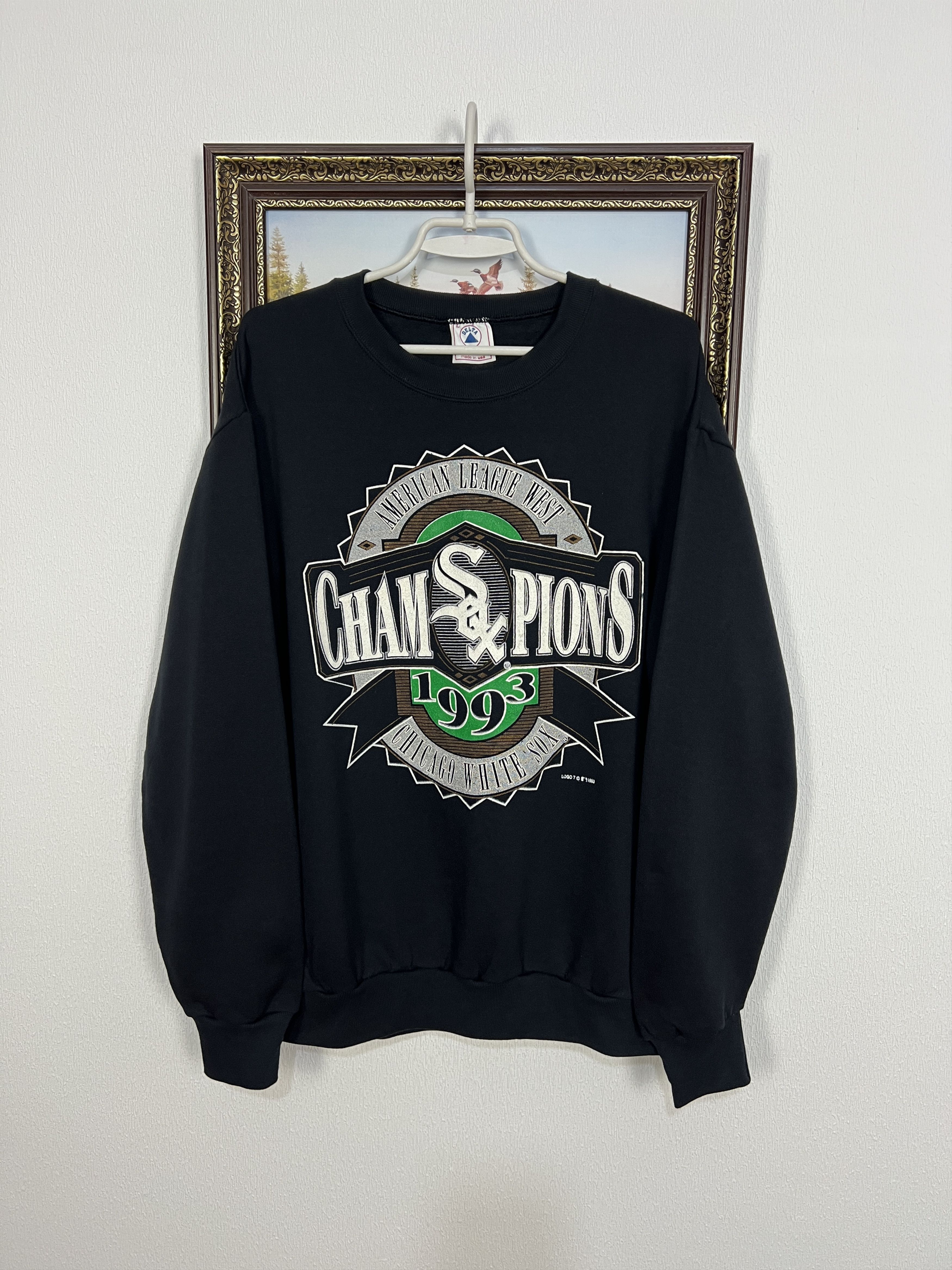 Delta Vintage 90's MLB Chicago White Sox Sweatshirt Champions Size US L / EU 52-54 / 3 - 1 Thumbnail