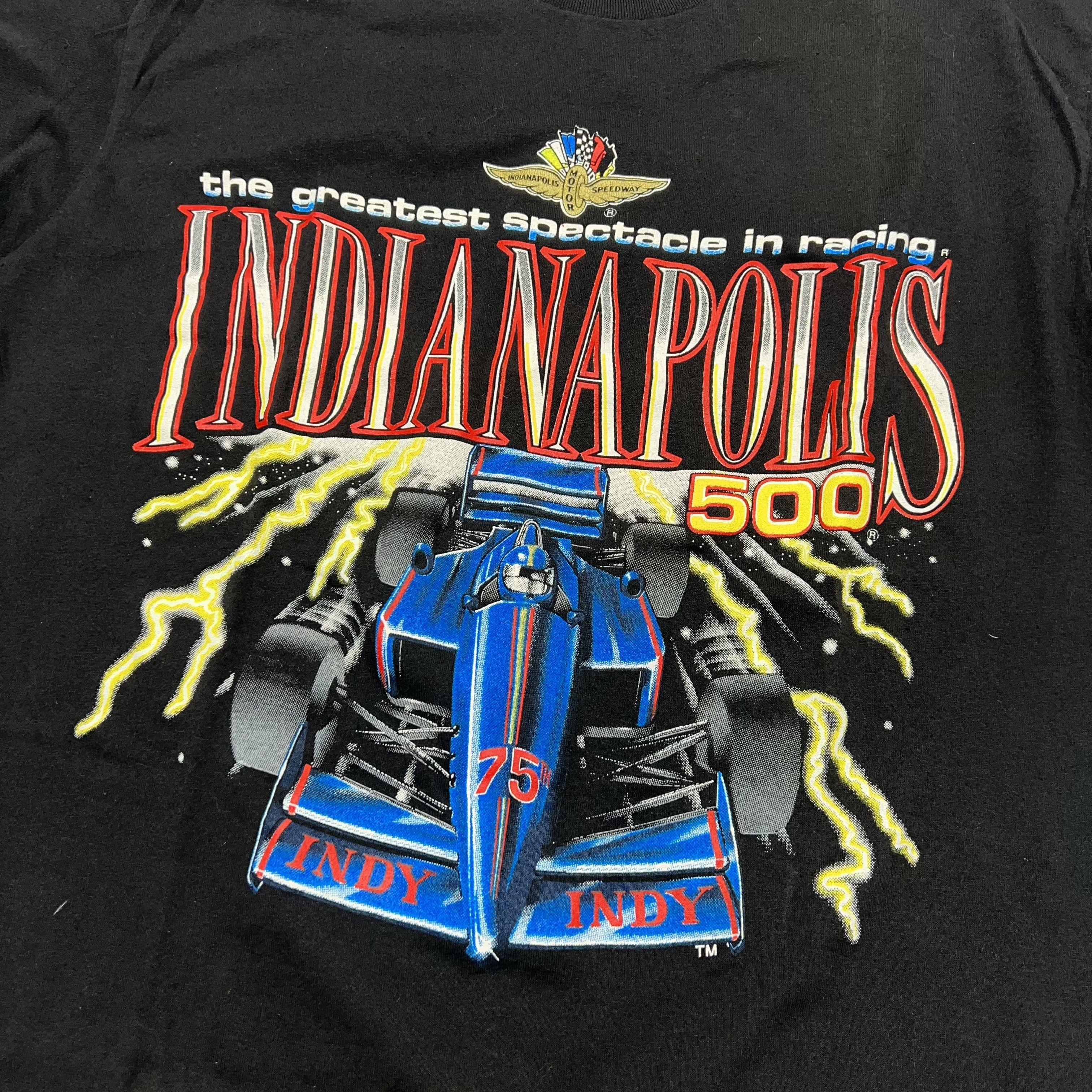 Vintage Vintage Racing Tshirt Indianapolis 500 Size US XL / EU 56 / 4 - 2 Thumbnail
