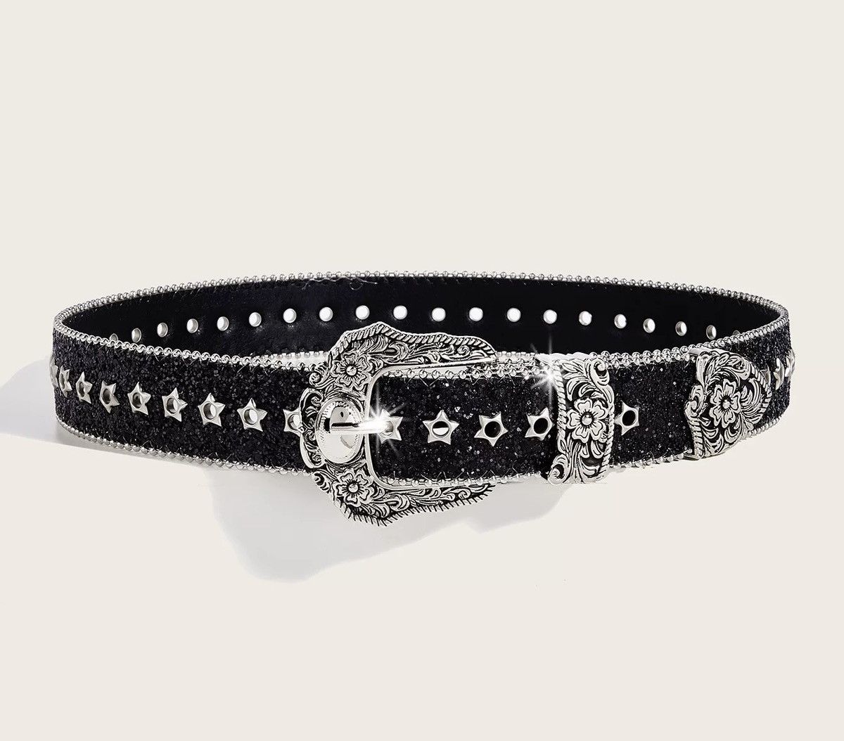 Designer × Japanese Brand Vintage punk rock unisex star studded rivet western belt Size ONE SIZE - 5 Thumbnail