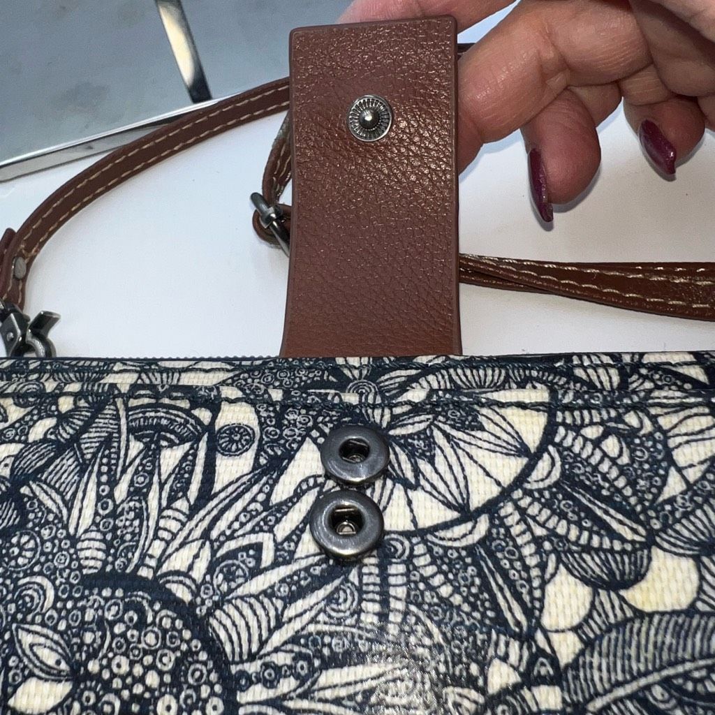 Other Sakroots Navy and White Patterned Convertible Crossbody Wallet Size ONE SIZE - 12 Thumbnail