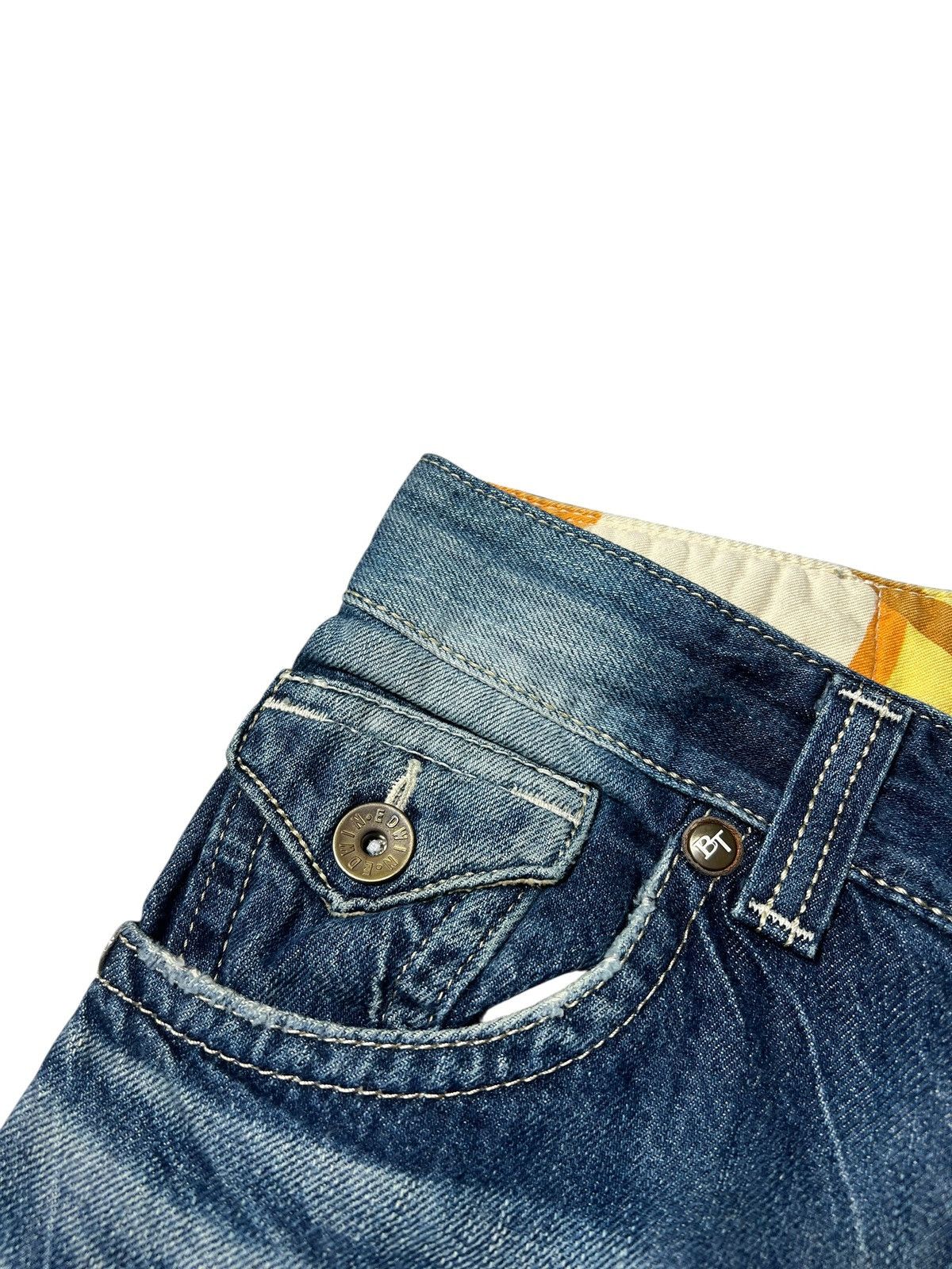 Edwin Flare Very Rare Edwin Blue Trip Distressed Pants Size US 32 / EU 48 - 4 Thumbnail