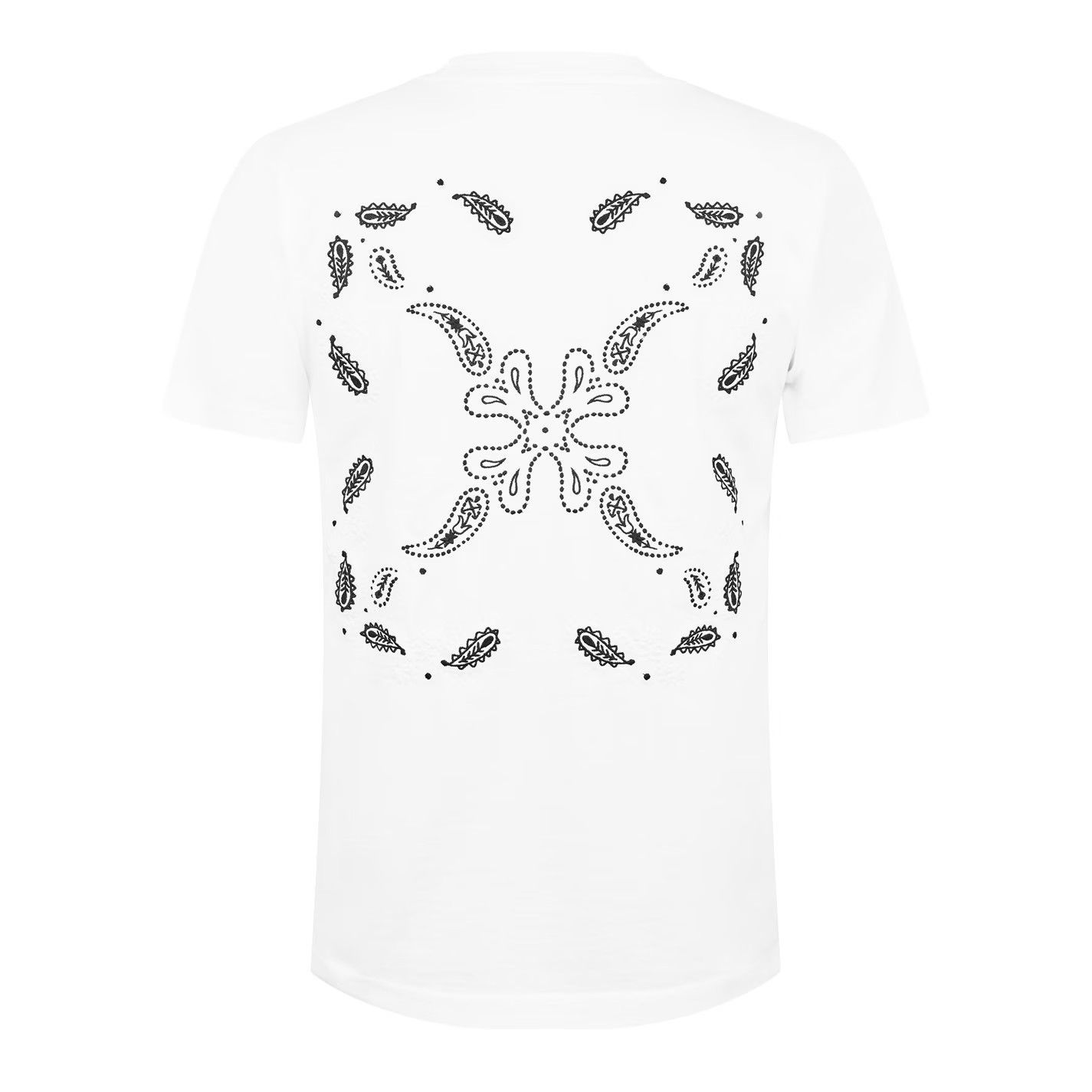 Off-White o1g2r1mq0226 Bandana Arrow T-Shirt In White Size US S / EU 44-46 / 1 - 2 Thumbnail