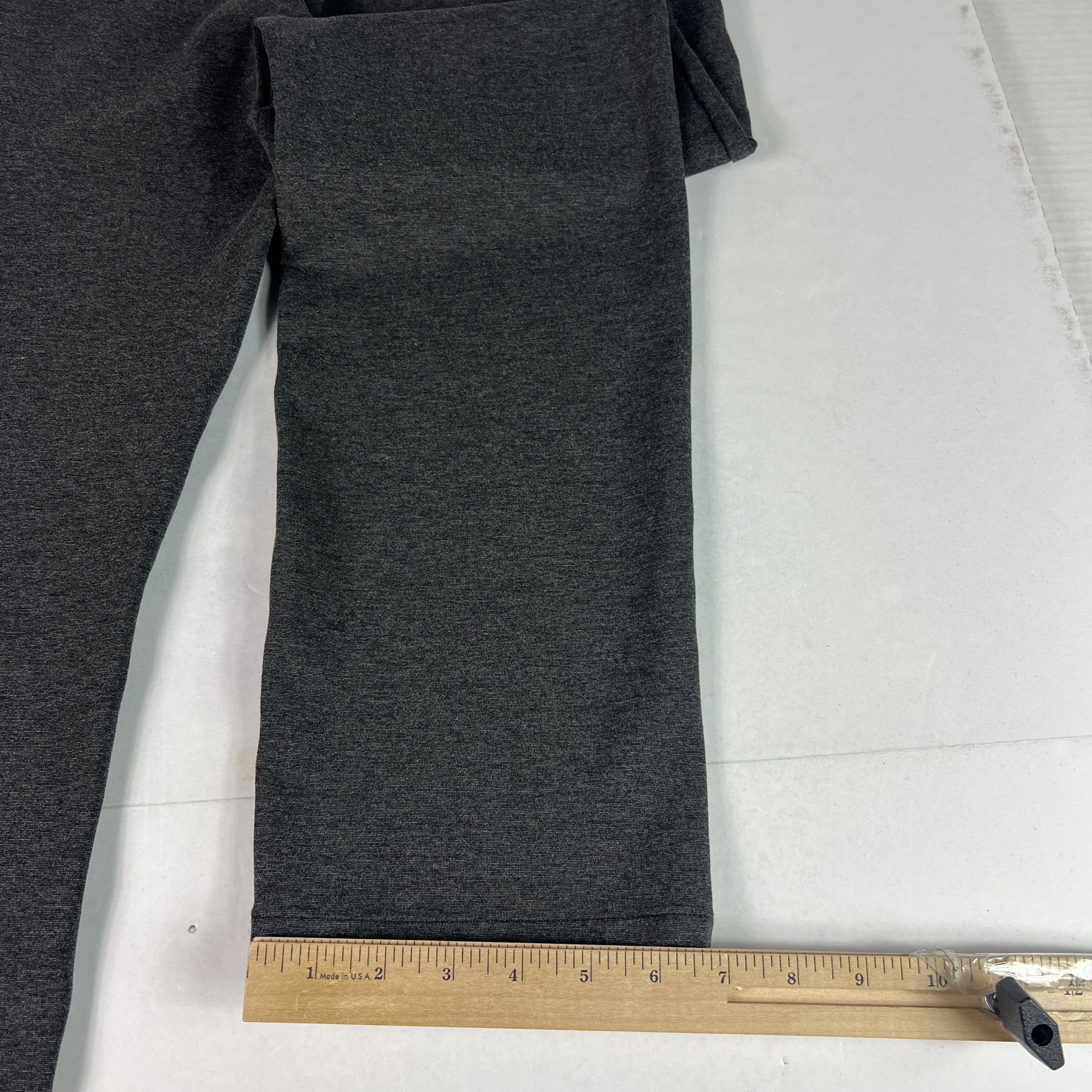 Paige Paige Pants Strafford Straight Iced Black Stretch Trousers Size US 34 / EU 50 - 13 Thumbnail