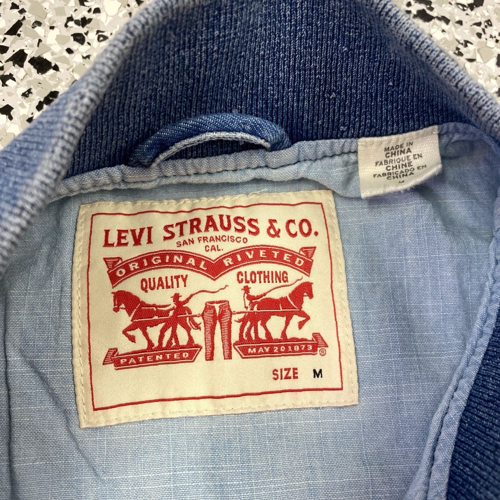 Levi's Levi's Denim Jacket Trucker Jean Jacket Zip Up Size M Blue Mens Size US M / EU 48-50 / 2 - 3 Thumbnail