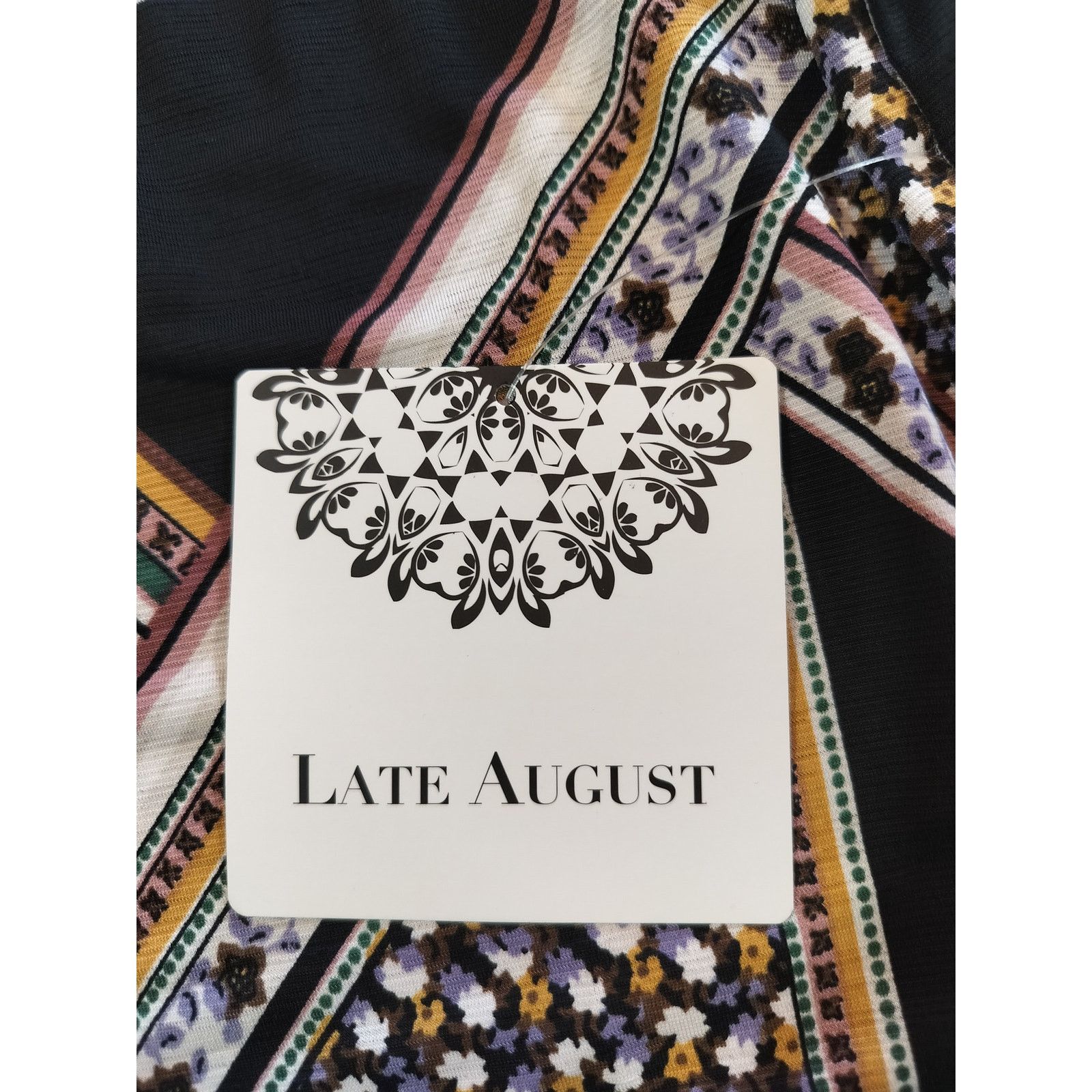 Other Late August Patchwork Zip Front Short Sleeve Top M Size M / US 6-8 / IT 42-44 - 6 Thumbnail