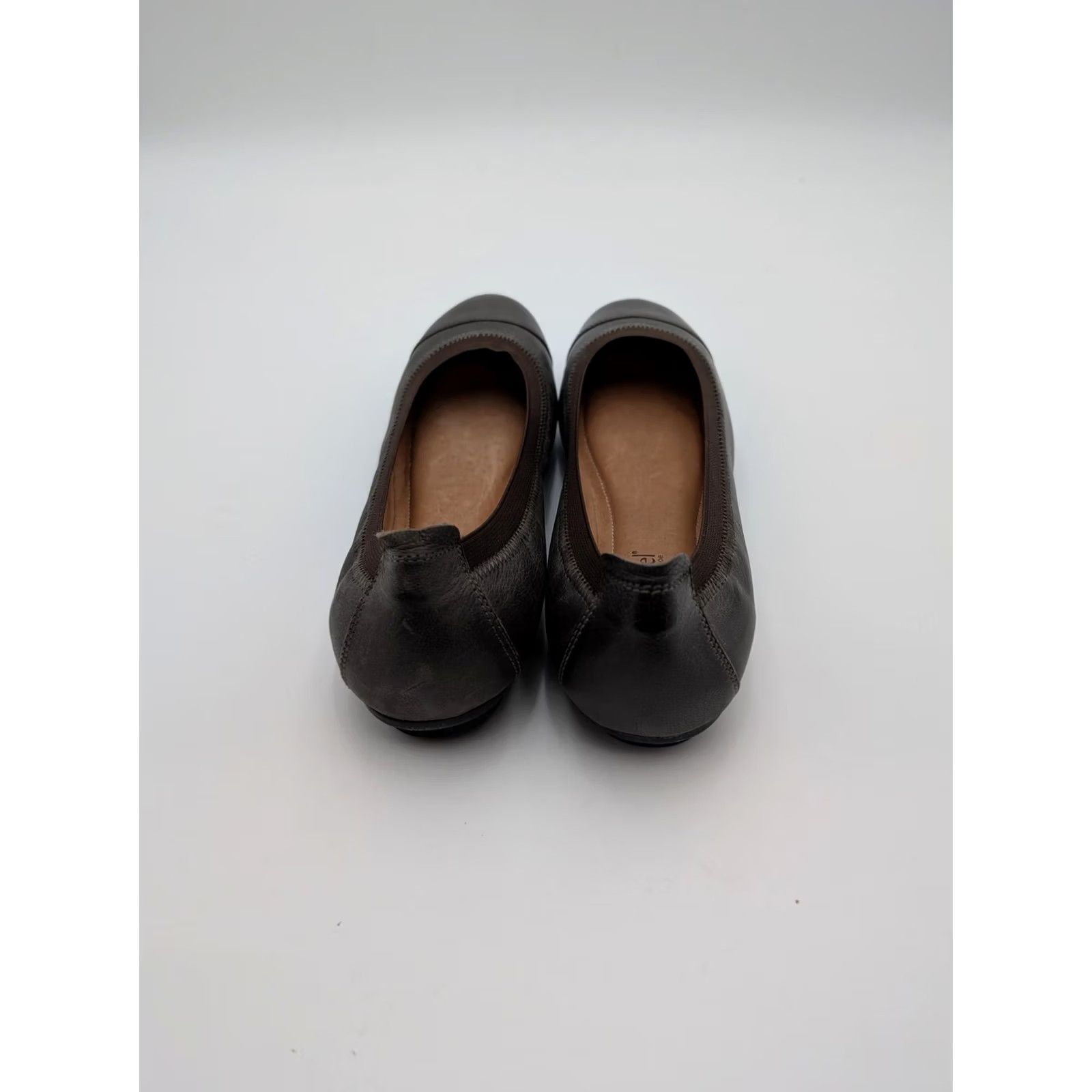 Vintage Josef Seibel Ballet Flats Womens 6.5 Gray Leather Double Air Reaction Flat Casual Shoes Size US 7 / IT 37 - 4 Thumbnail