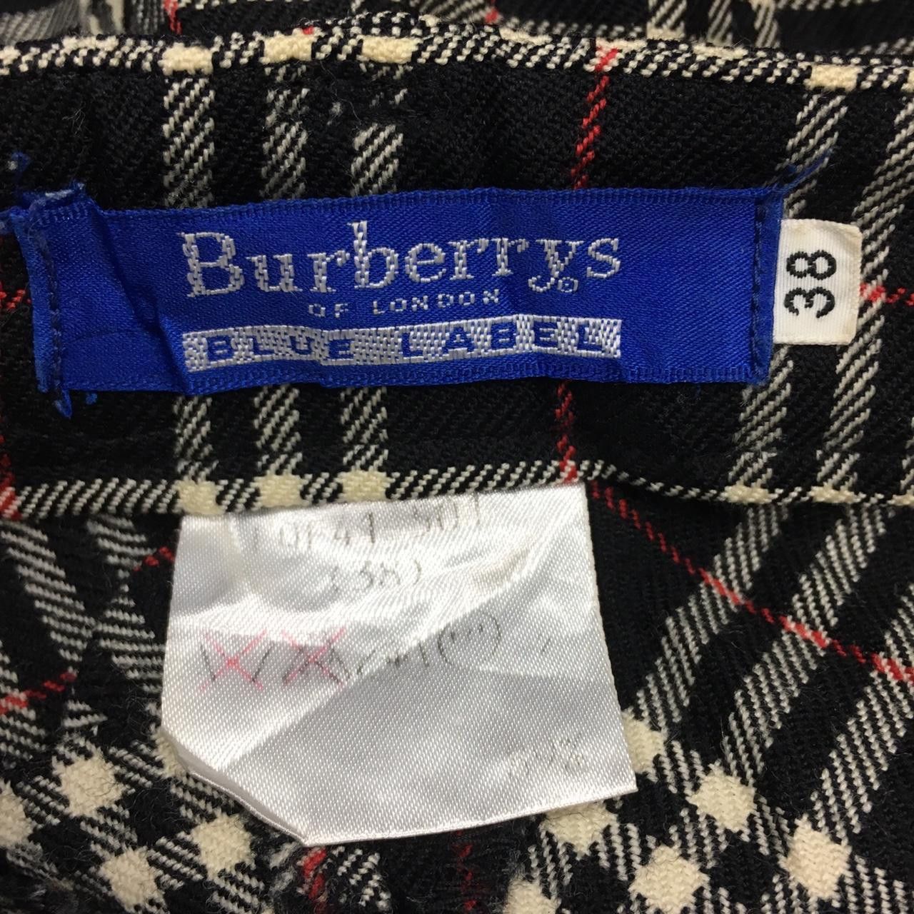 Burberry Vtg BURBERRYS OF LONDON Blue Label Plaid Long Pants Size 27" / US 4 / IT 40 - 4 Thumbnail