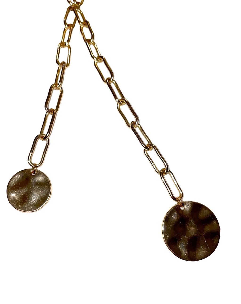 Other Adornia Paperclip Disc Long Lariat Necklace NEW Size ONE SIZE - 12 Thumbnail