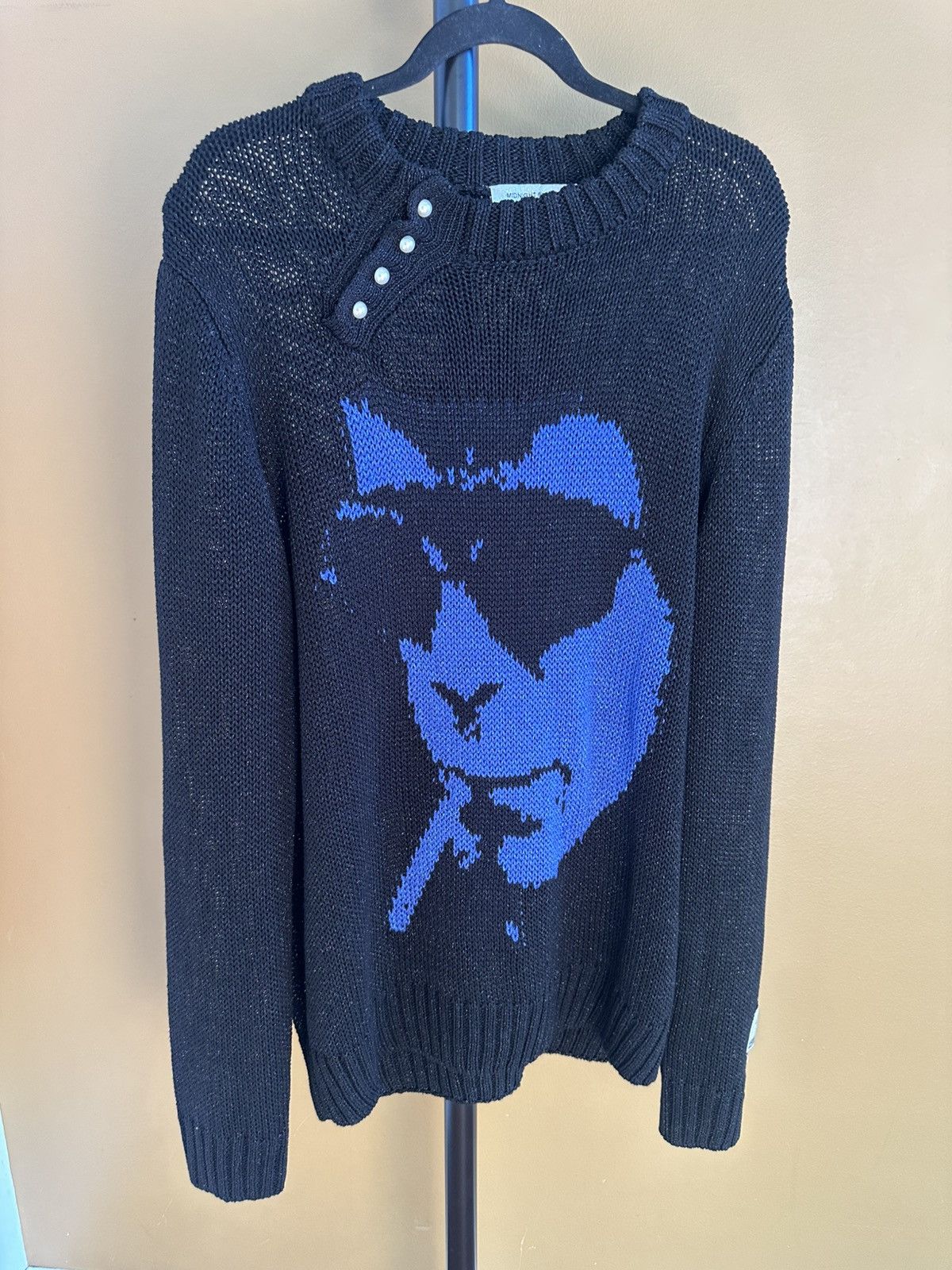 Midnight Studios MIDNIGHT STUDIOS BABY FACE SWEATER Size US L / EU 52-54 / 3 - 1 Thumbnail