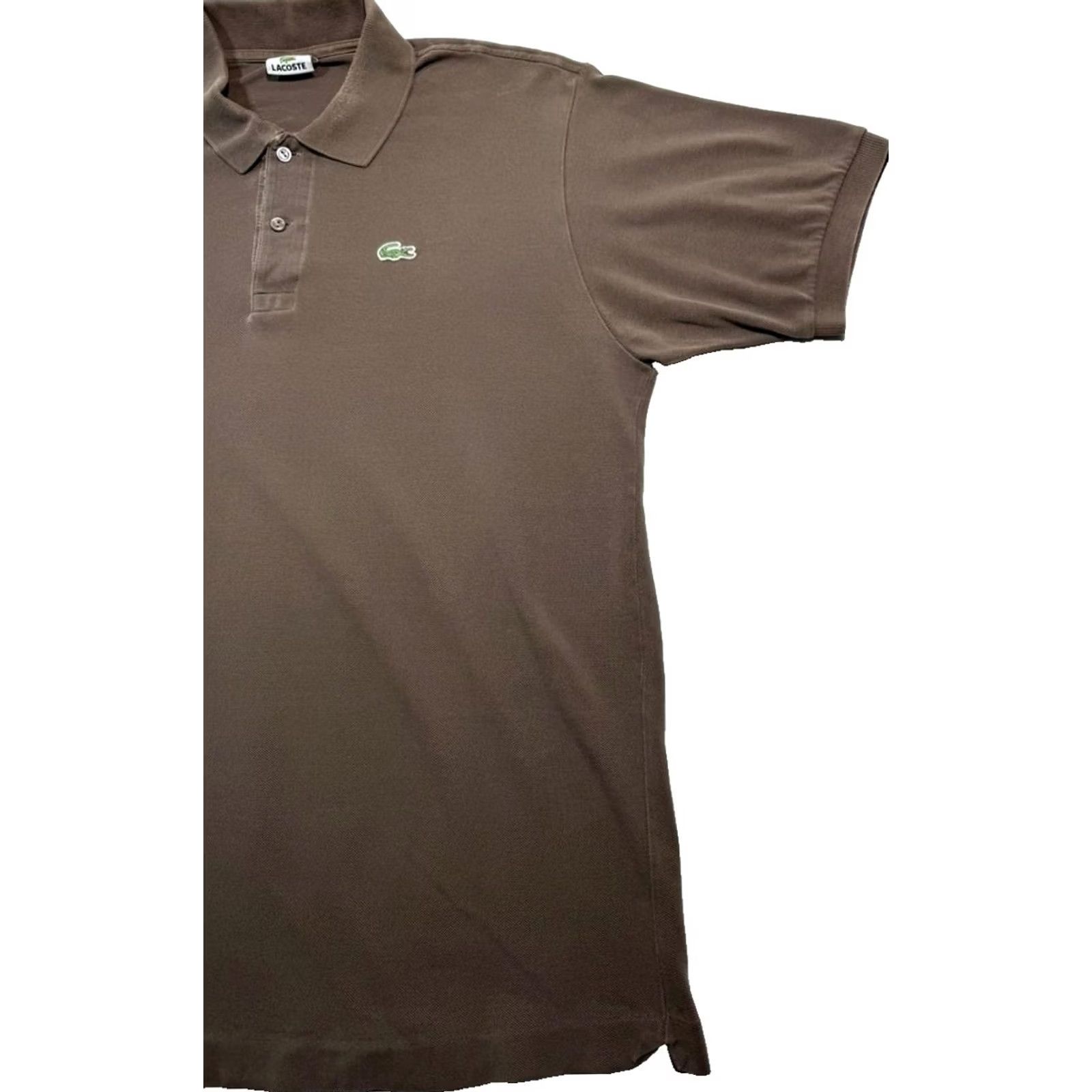 Lacoste Lacoste Polo Shirt Brown - Mens Regular SIZE M, Cotton, Short Sleeve, Collared, Solid, Breathable, Vintage: No - Men’s T-Shirt Size US M / EU 48-50 / 2 - 2 Thumbnail