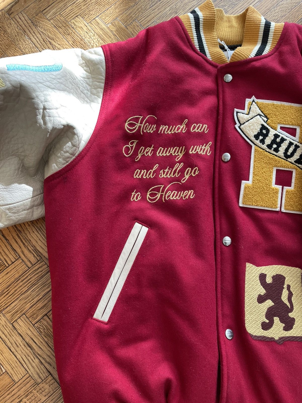Rhude Rhude Bull Market Embroidered Varsity Jacket Size US XL / EU 56 / 4 - 2 Thumbnail