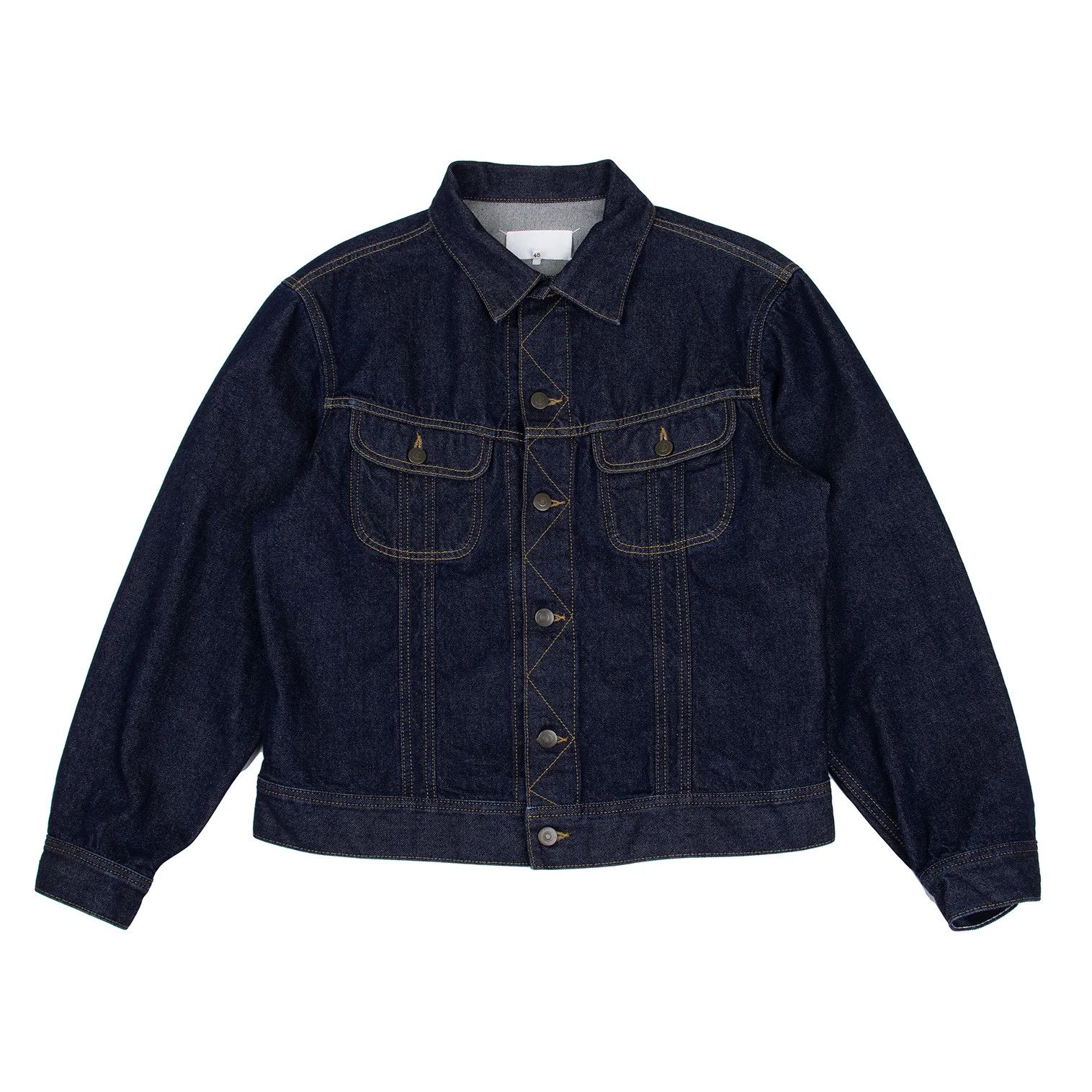 Maison Margiela Denim Trucker Jacket in Indigo, Size 48 Size US M / EU 48-50 / 2 - 1 Thumbnail
