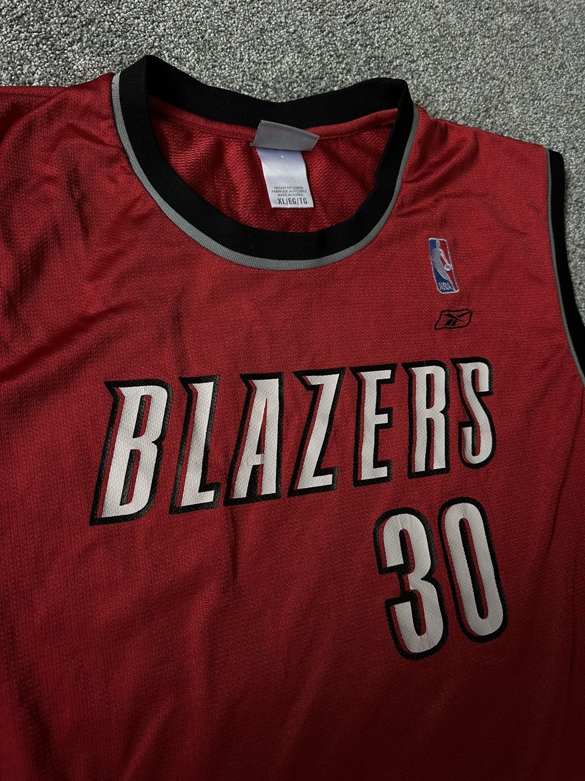 Portland Trail Blazers #30 WALLACE NBA Basketball Jersey Men