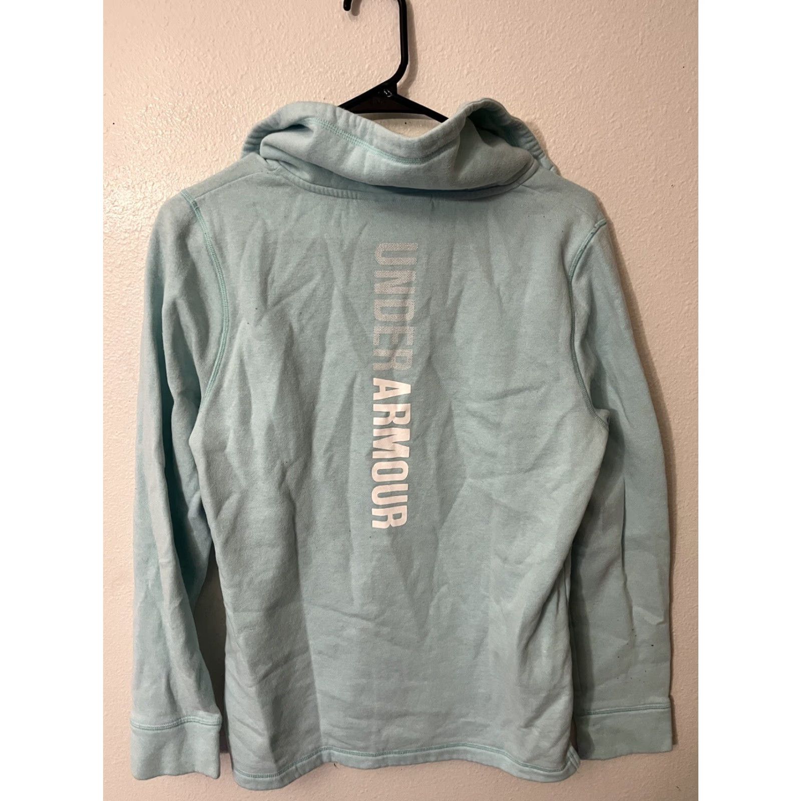 Under Armour Under Armour Sweatshirt Womens Medium Blue Pullover 1/4 Zip Heatgear Size M / US 6-8 / IT 42-44 - 4 Thumbnail